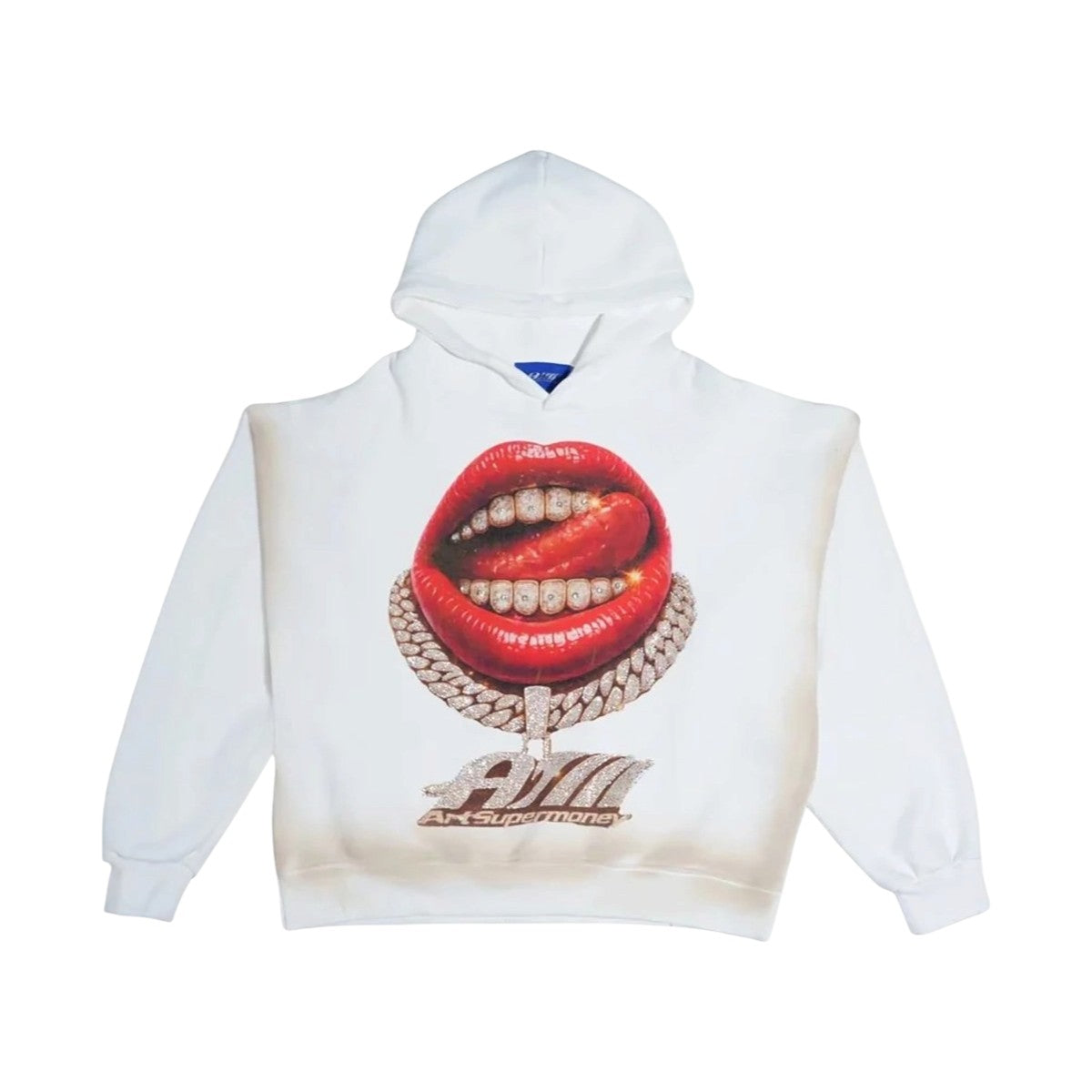 ARTSUPERMONEY Felpa ArtSuperMoney Hoody Grillz HC102 1 Bianco HC102 1