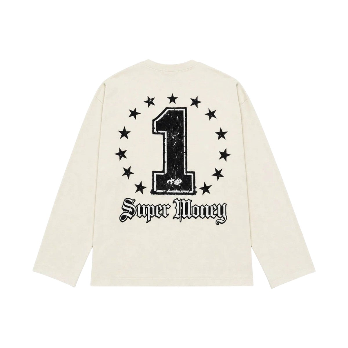 ARTSUPERMONEY Maglia ArtSuperMoney uomo LS104 100 Long Sleeve Grillz Bianco LS104 100