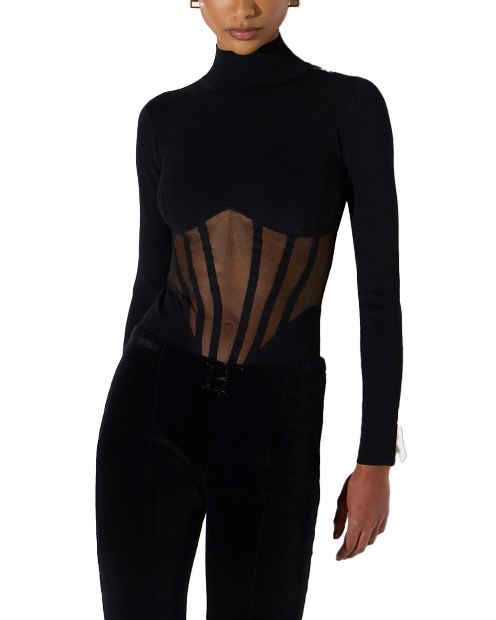 ELISABETTA FRANCHI Body ELISABETTA FRANCHI donna BK05S67E2 Nero BK05S67E2 110