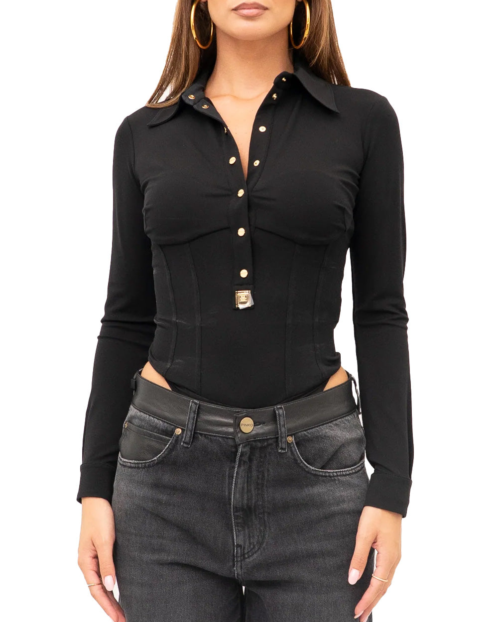 ELISABETTA FRANCHI Body ELISABETTA FRANCHI donna CB00466E2 Nero CB00466E2 110