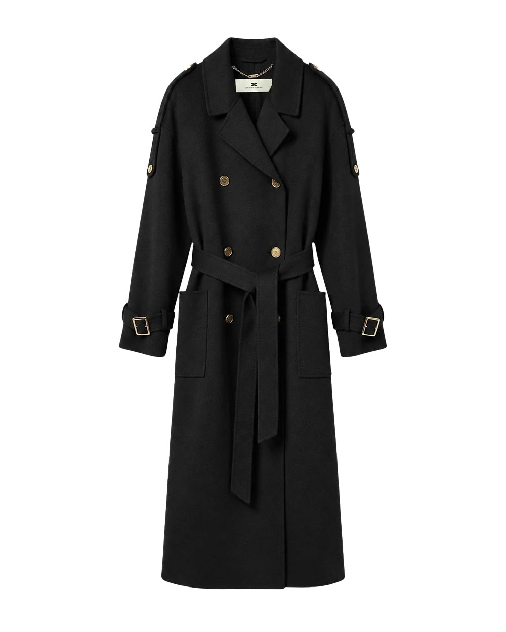 ELISABETTA FRANCHI Cappotto ELISABETTA FRANCHI donna CP02D66E2 Nero CP02D66E2 110
