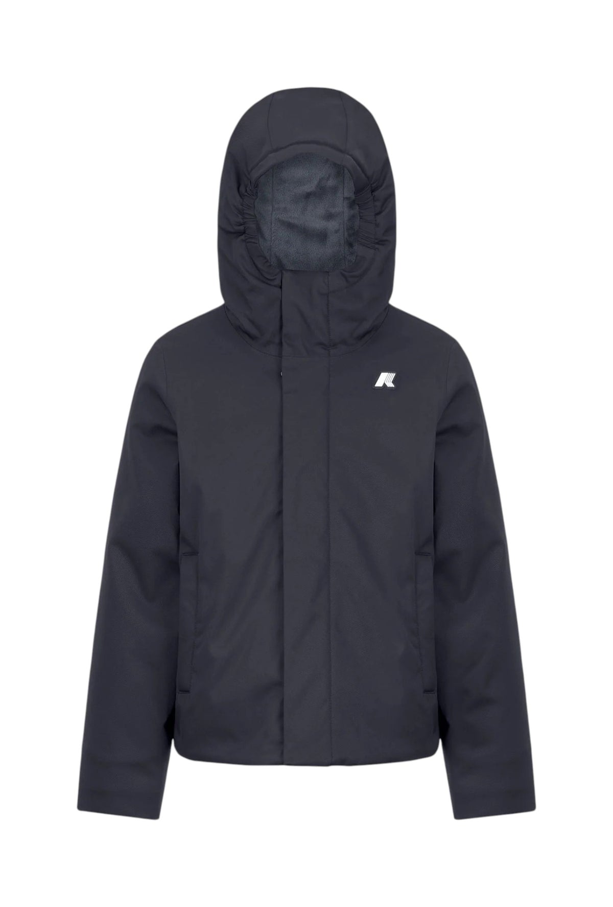 K-WAY Giubbino K-Way bambino K1128FW AL9 4 6 8A Jacko Twill Marmotta Blu K1128FW AL9468Y