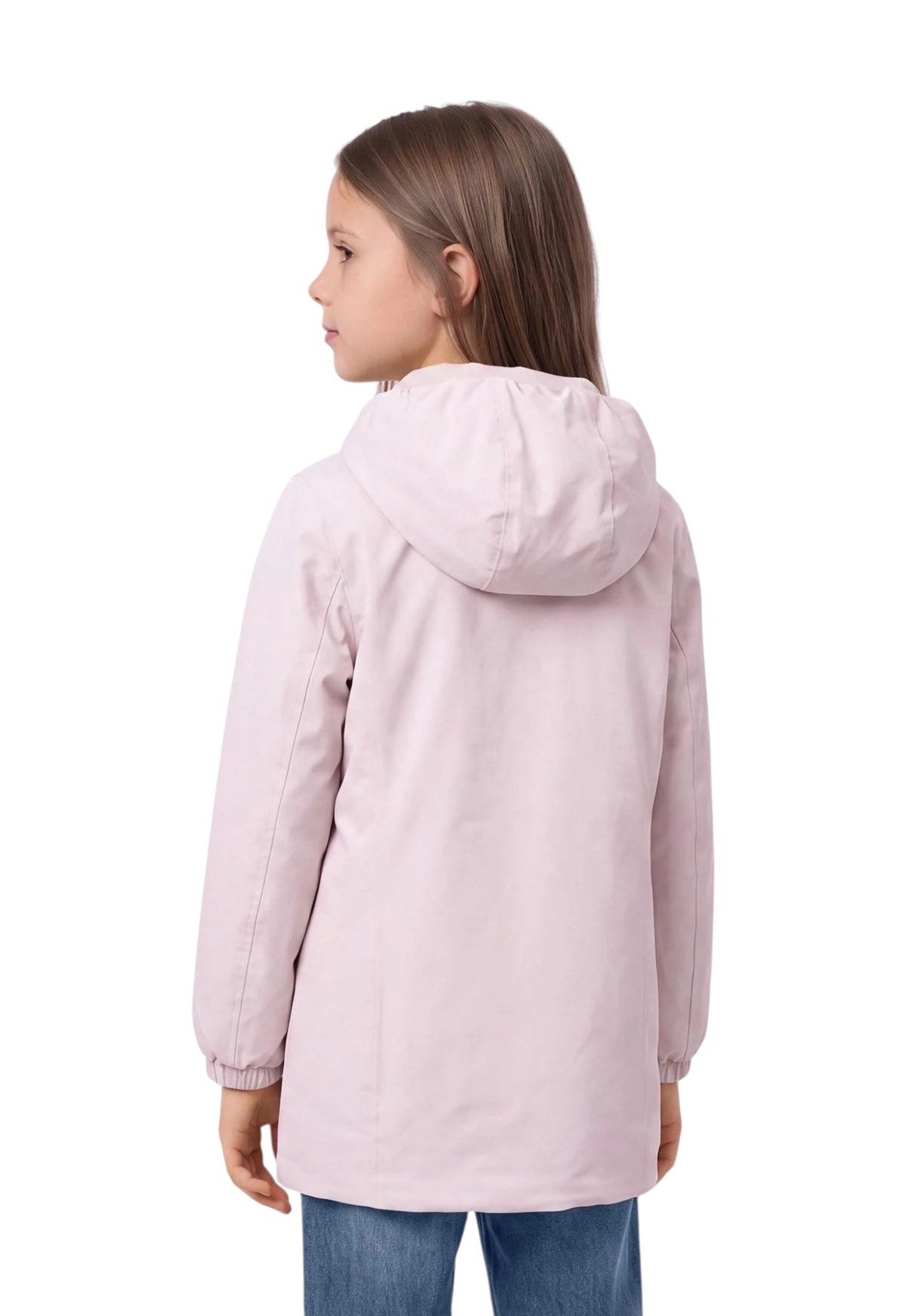 K-WAY Giubbino K-Way bambina K11517W DA4 Denise St Warm Double Rosa Grigio K11517W DA4