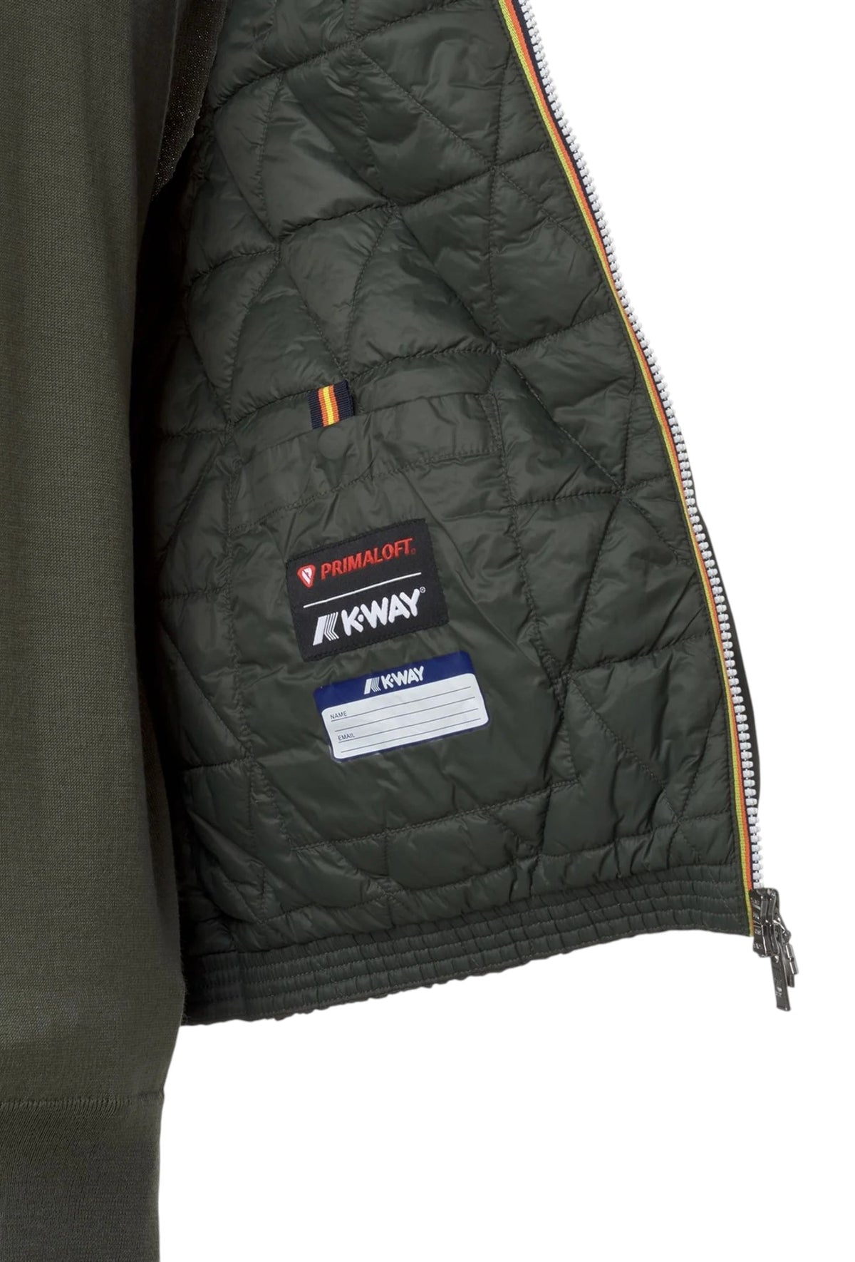 K-WAY Smanicato K-Way uomo K2136BW WMR Valen Plain Warm Verde K2136BW WMR