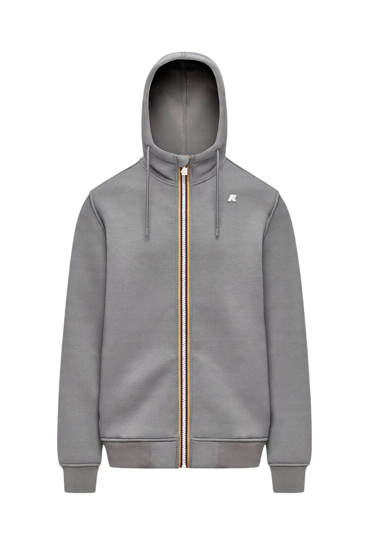 K-WAY Felpa K-Way uomo K2141DW 411 Rainer Spacer Grigio K2141DW 411