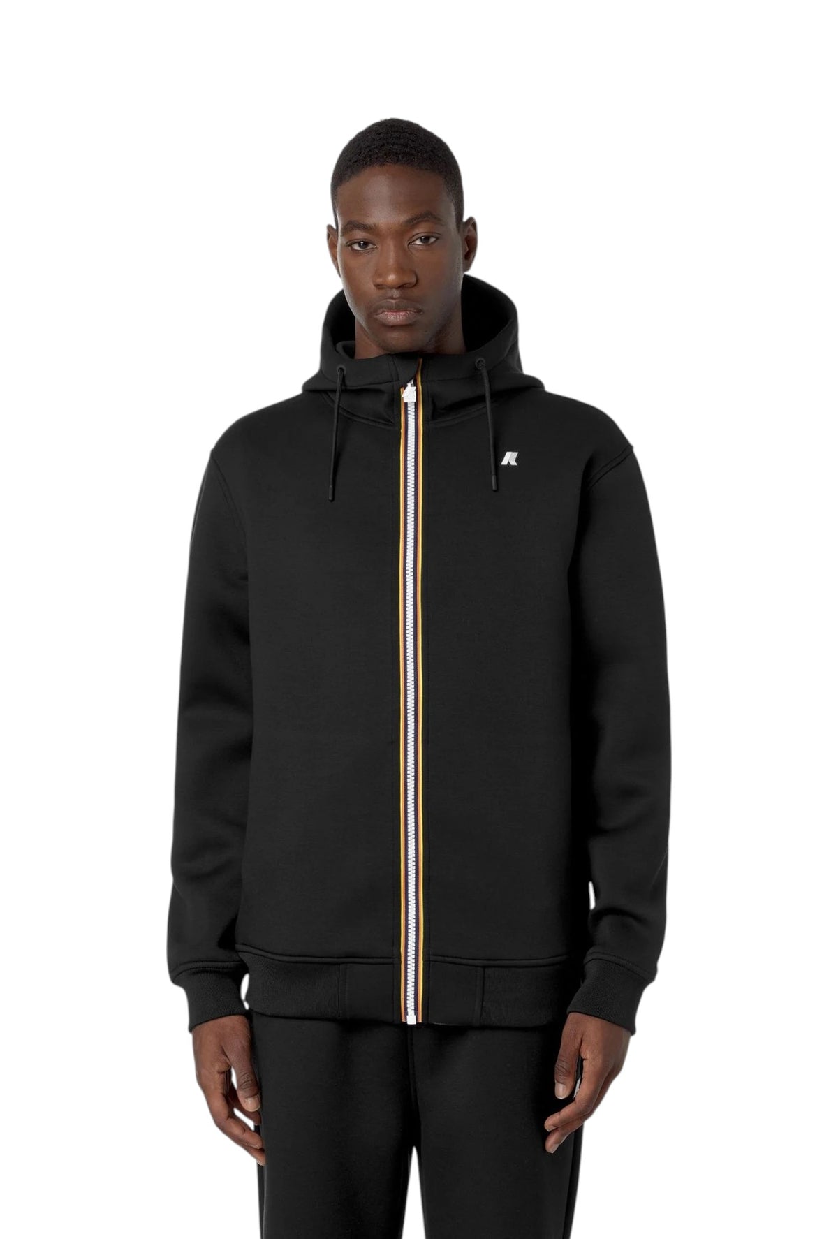 K-WAY Felpa K-Way uomo K2141DW USY Rainer Spacer Nero K2141DW USY