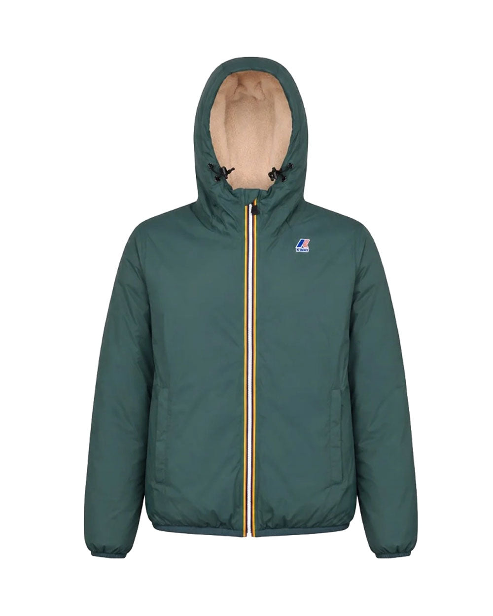 K-WAY Giubbino K-Way uomo K21515W Le vrai Claude Orsetto green jungle K21515W 228