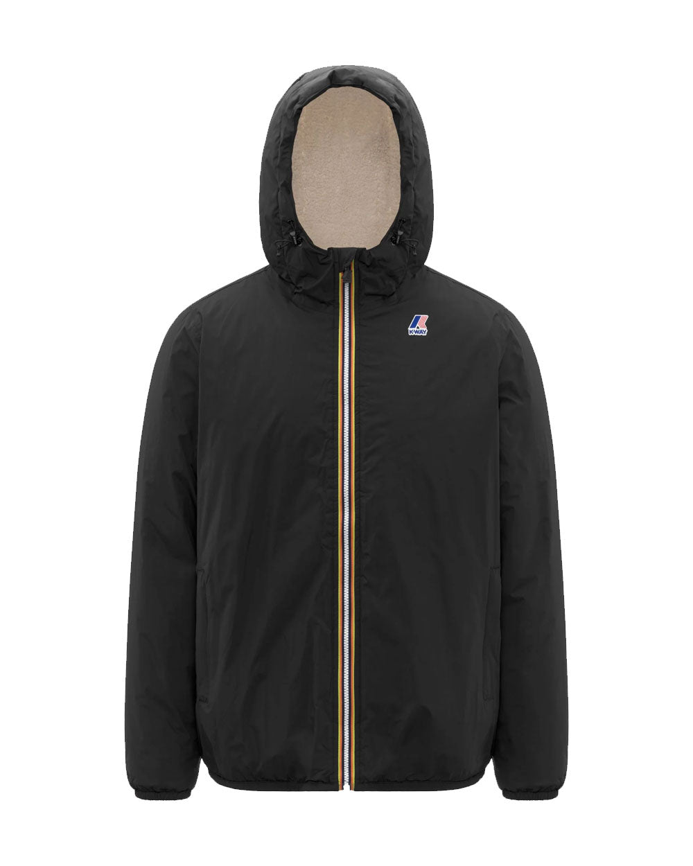 K-WAY Giubbino K-Way uomo K21515W Le vrai Claude Orsetto black pure<BR/> K21515W USY