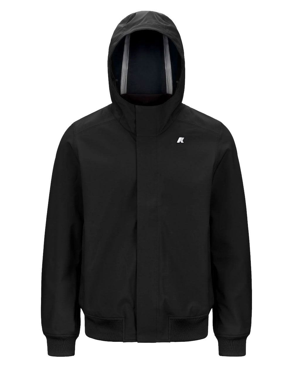 K-WAY Giubbino K-Way uomo K3135KW Joachim Bonded Black pure Blue Depth<BR/> K3135KW A3C