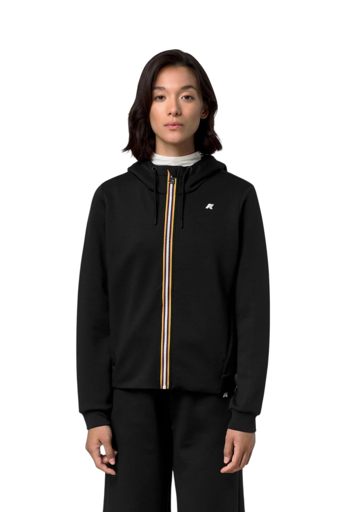 K-WAY Felpa K-Way donna K31453W USY Deva Light Spacer Nero K31453W USY