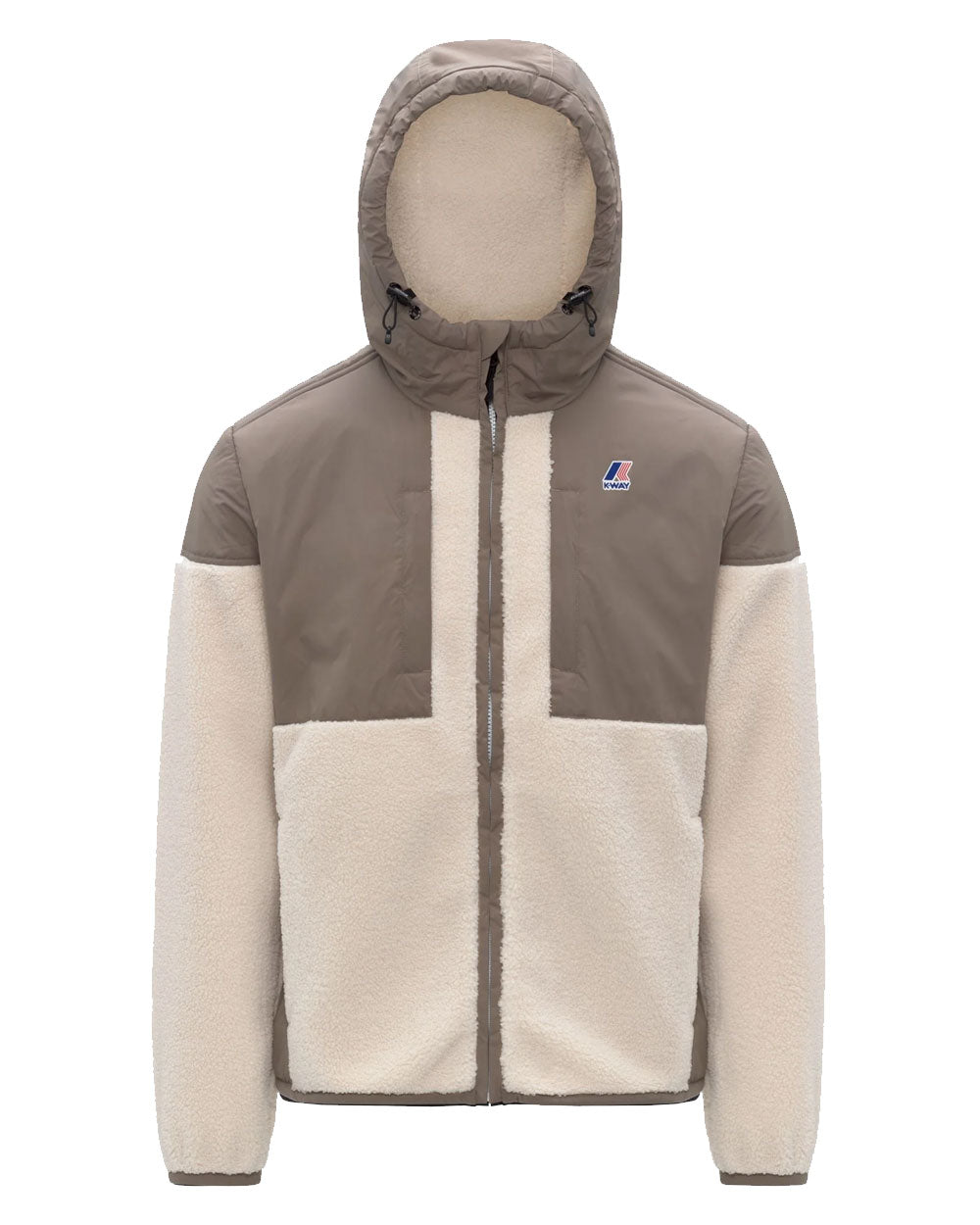 K-WAY Giubbino K-Way uomo K5122SW Samson 4.0 Orsetto beige ecrù<BR/> K5122SW A02