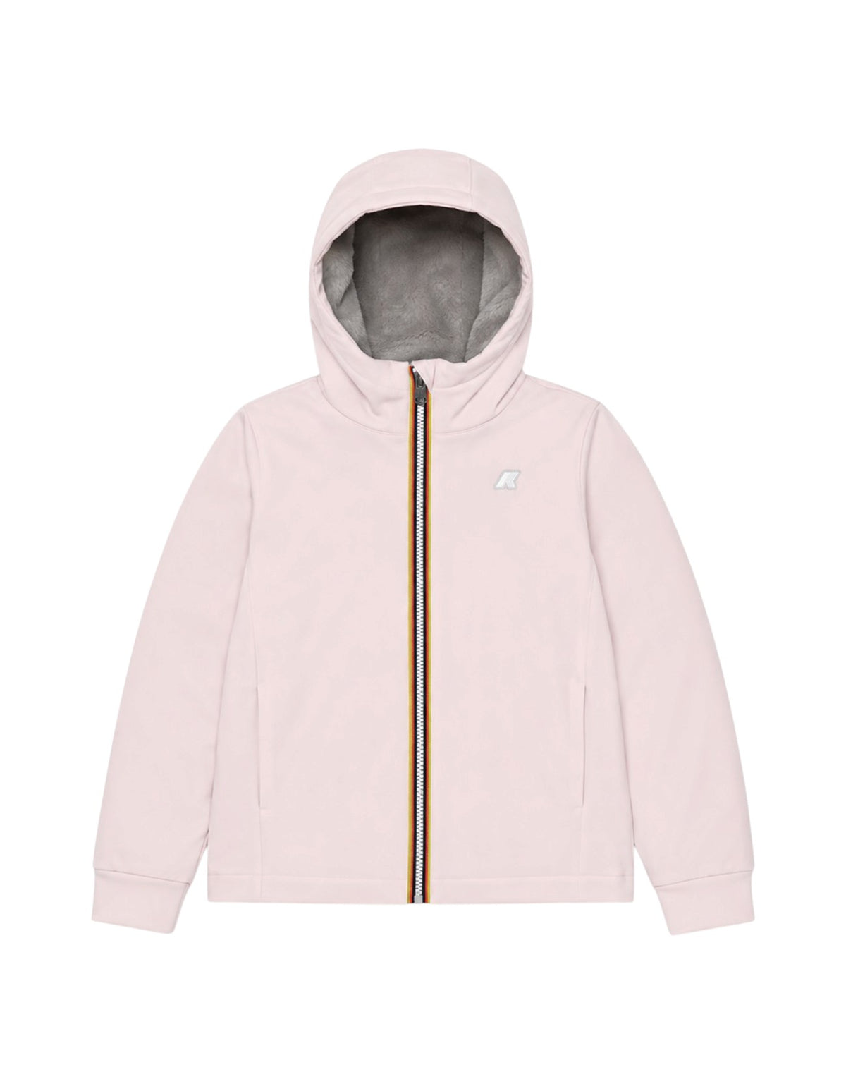 K-WAY Giubbino K-Way bambina K5134NW DAI Deva Light Spacer Double Rosa Grigio K5134NW DAI