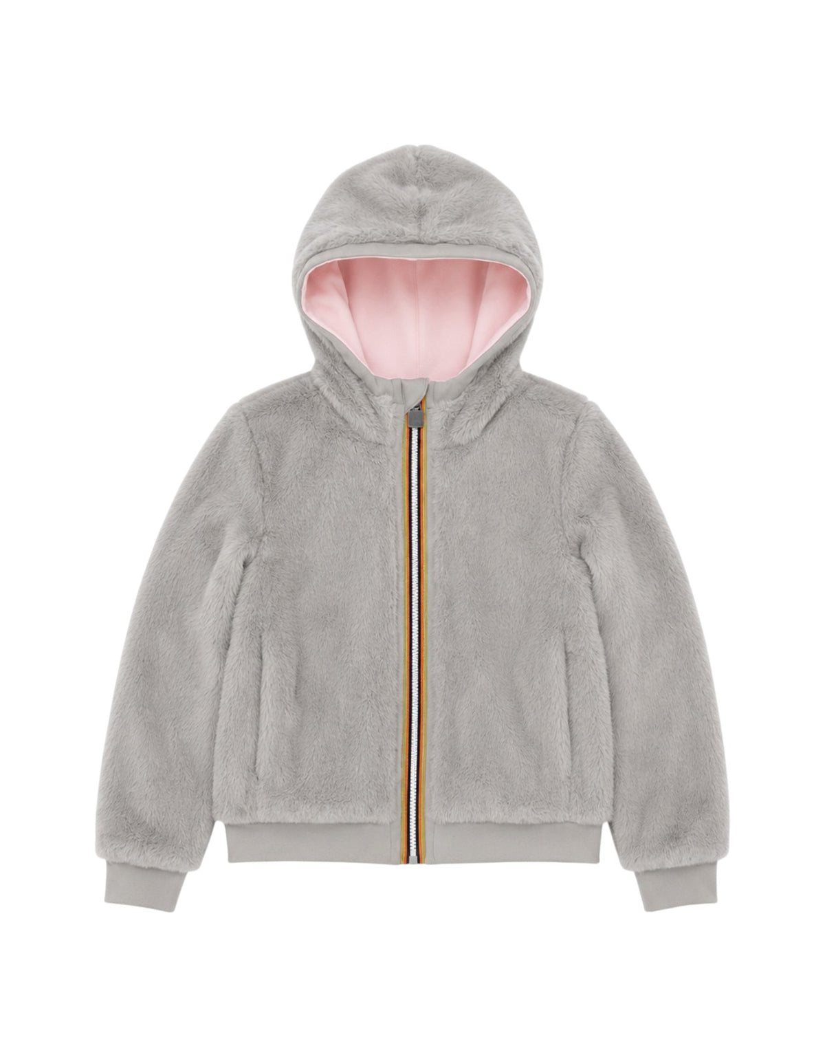 K-WAY Giubbino K-Way bambina K5134NW DAI Deva Light Spacer Double Rosa Grigio K5134NW DAI