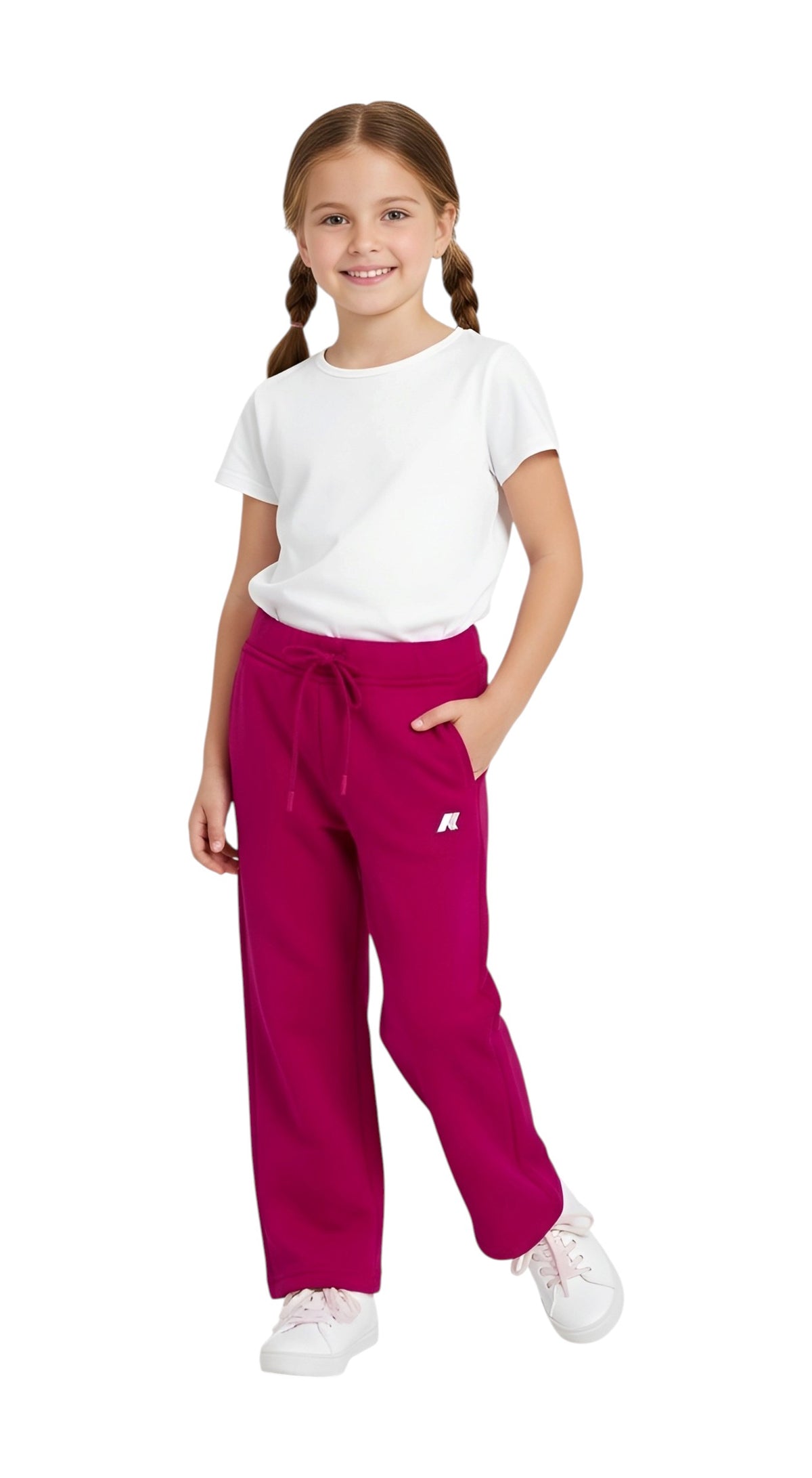 K-WAY Pantalone K-Way bambina K51515W X6R Janira Light Spacer Ciliegia K51515W X6R