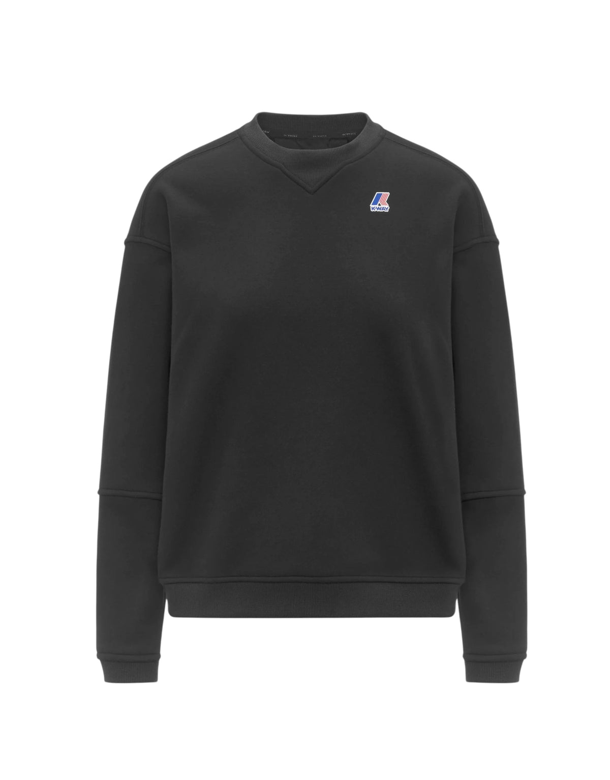 K-WAY Felpa K-Way donna K6127MW USY Noella Brushed Pc Nero K6127MW USY