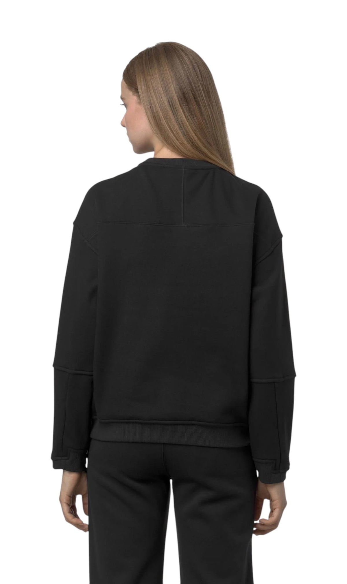 K-WAY Felpa K-Way donna K6127MW USY Noella Brushed Pc Nero K6127MW USY