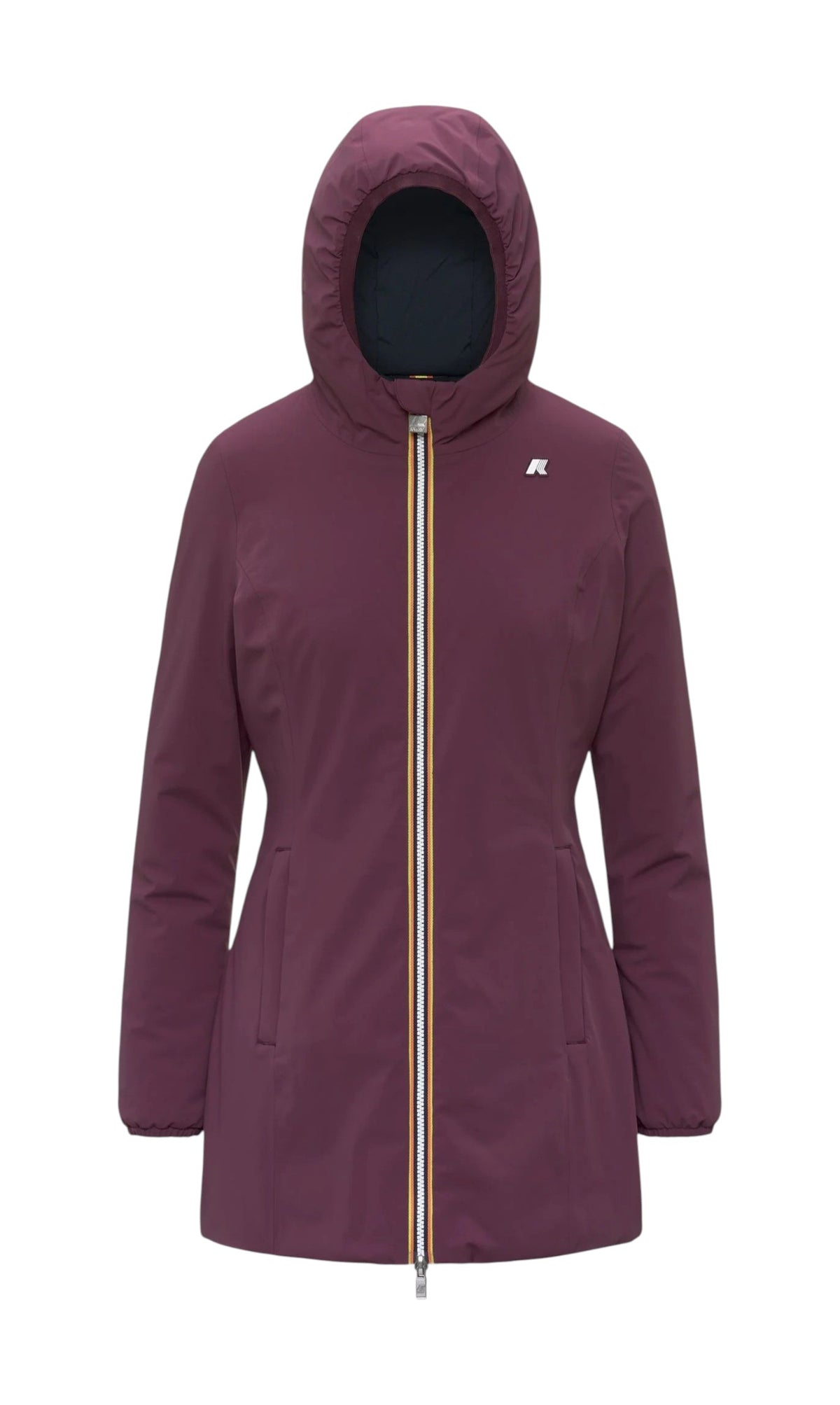 K-WAY Parka K-Way donna K6128UW D0R Denise St Warm Double Vinaccia Blu K6128UW D0R