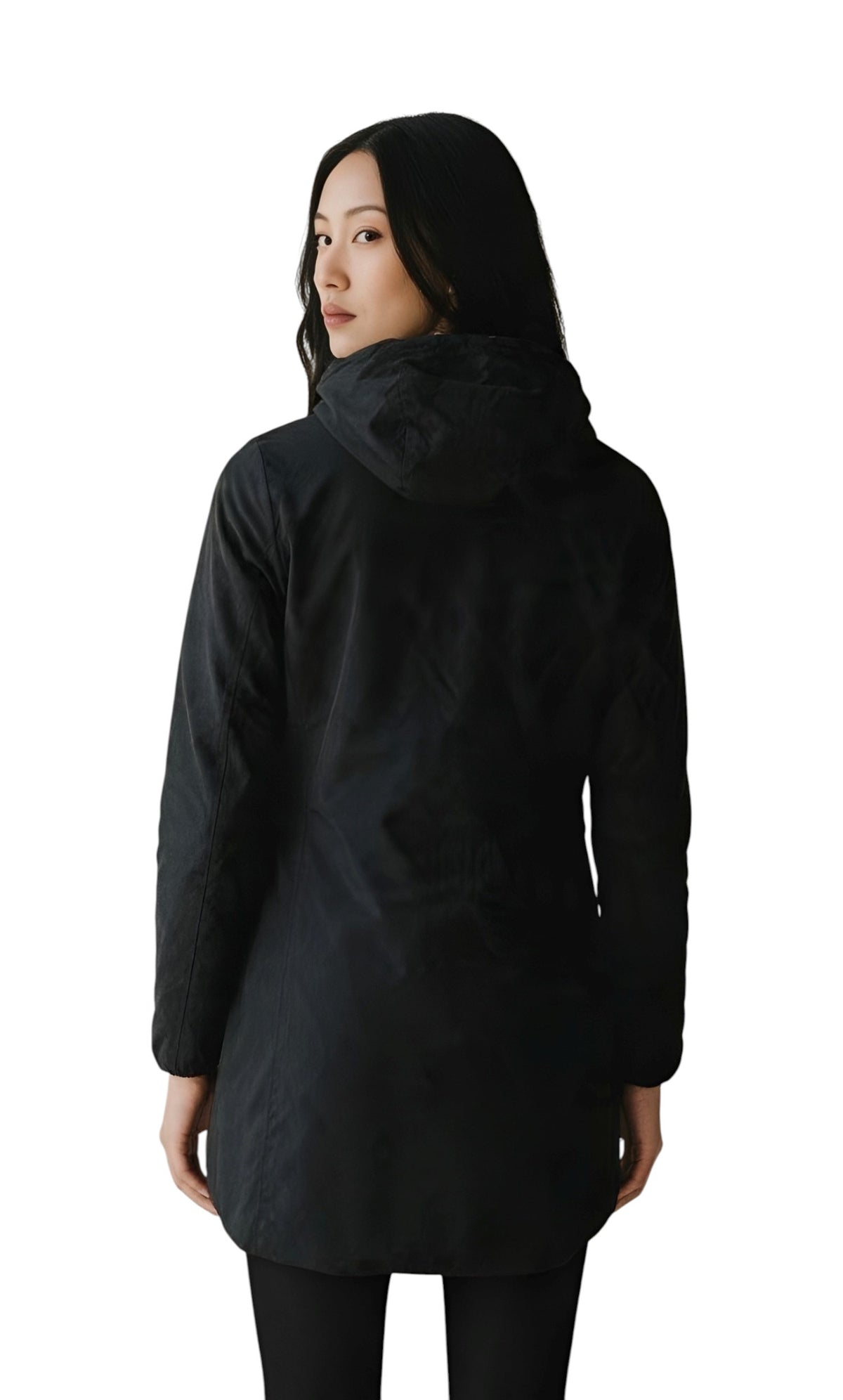 K-WAY Parka K-Way donna K6128UW DBN Denise St Warm Double Nero Beige K6128UW DBN