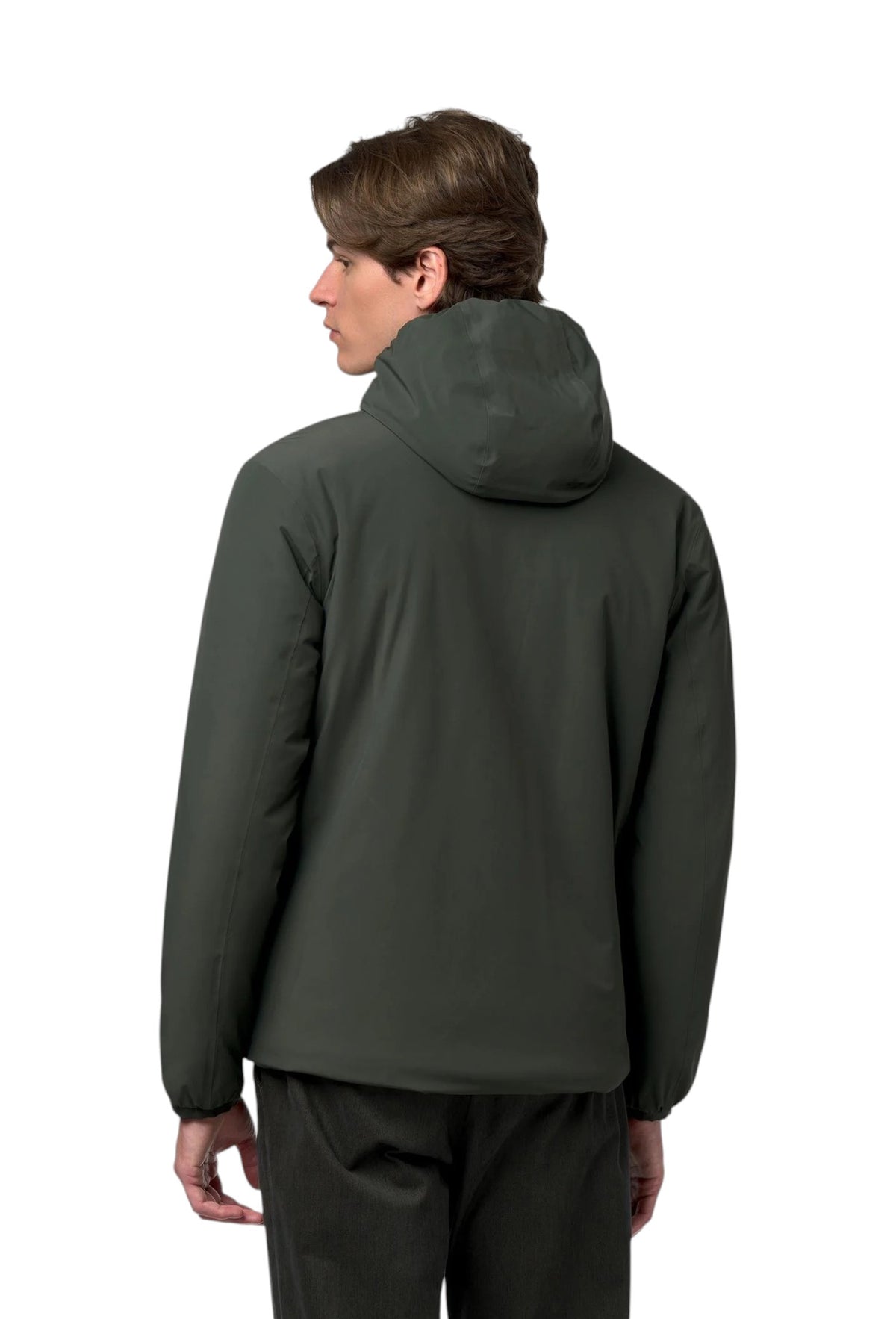 K-WAY Giubbino K-Way uomo K6128VW DD5 Jack St Warm Double Verde Grigio K6128VW DD5