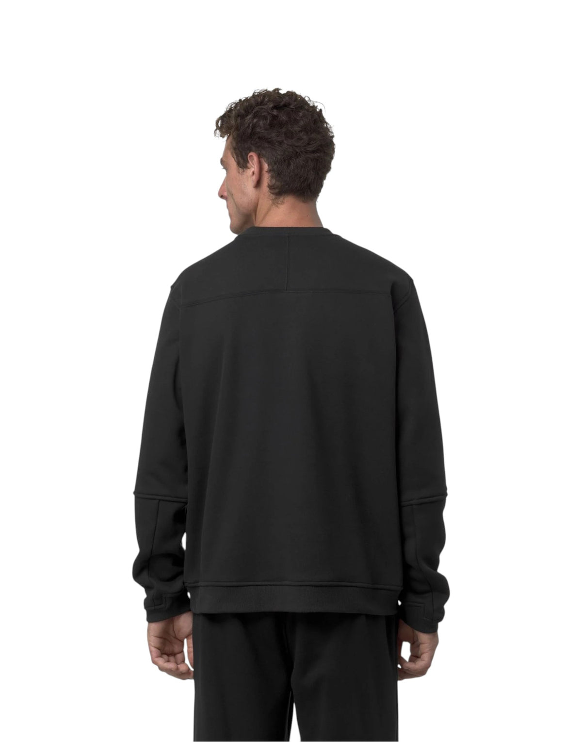 K-WAY Felpa K-Way uomo K6132MW USY Nael Brushed Pc Nero K6132MW USY