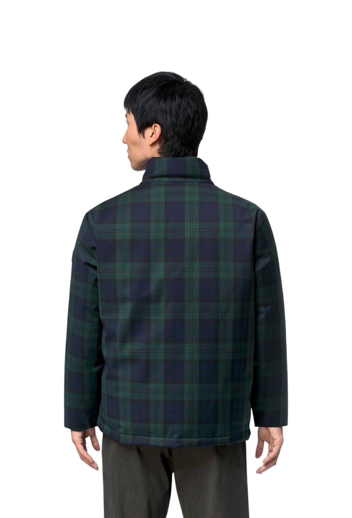 K-WAY Giubbino K-Way uomo K6134LW DBI Artur Tech Wool 3L Double Tartan Blu K6134LW DBI