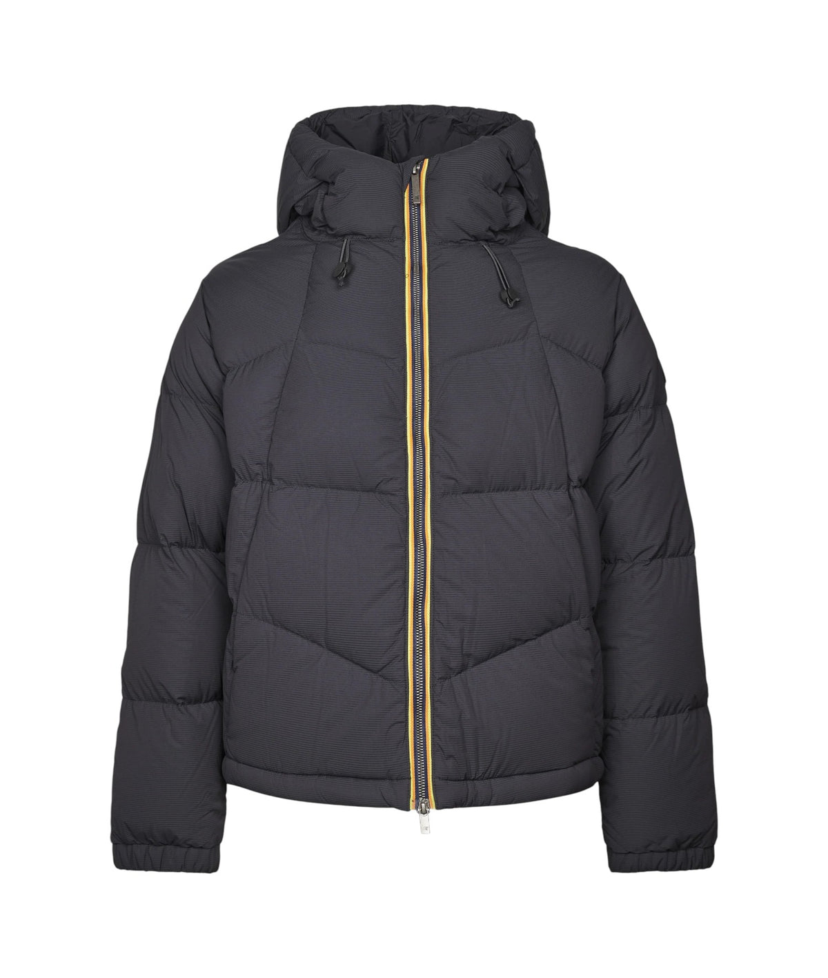 K-WAY Giubbino K-Way uomo K6135DW DDH Quill Fancy Nylon Nero Greyish K6135DW DDH