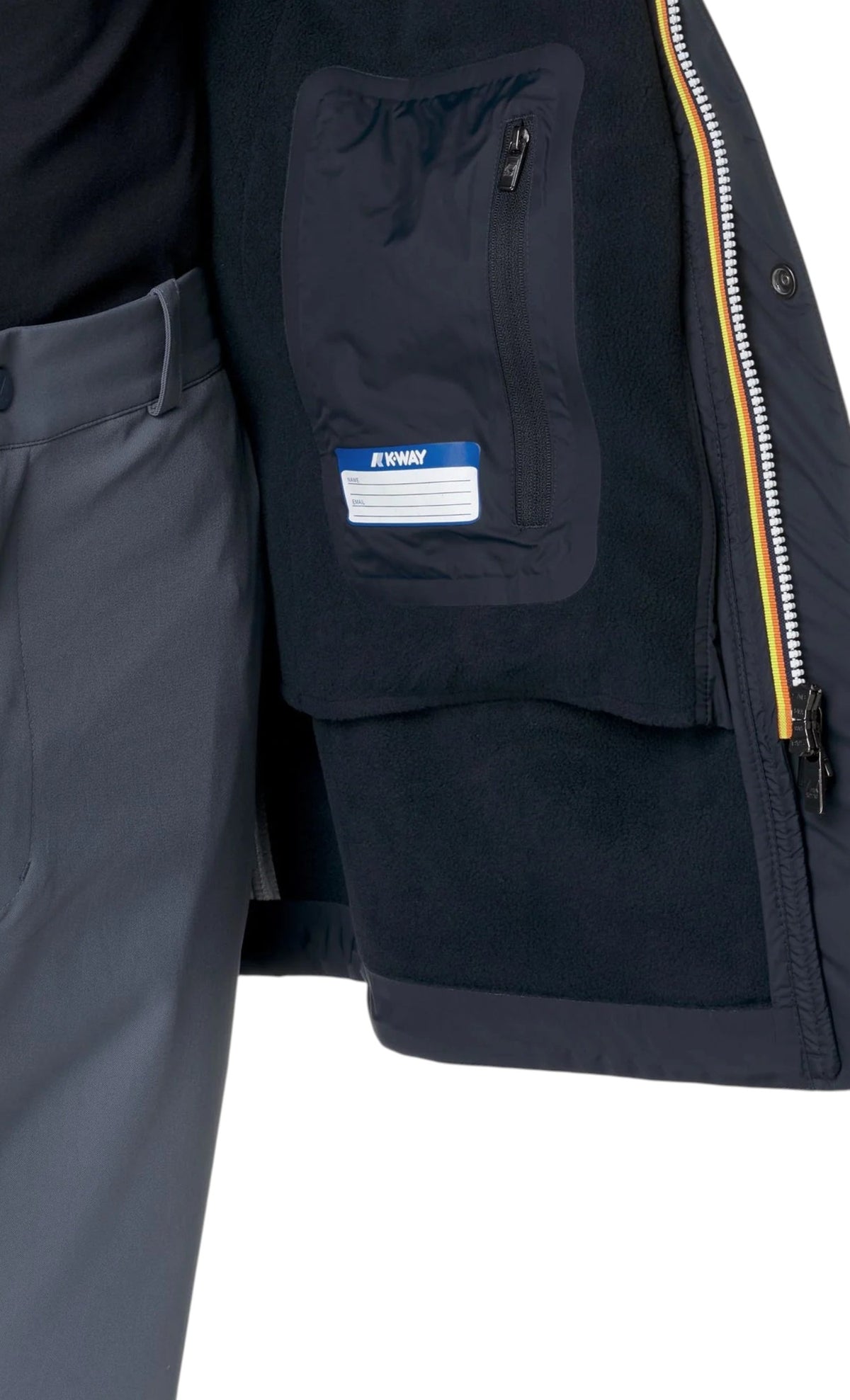 K-WAY Giubbino K-Way uomo K7126UW A2B Marlyn Bonded Blu K7126UW A2B