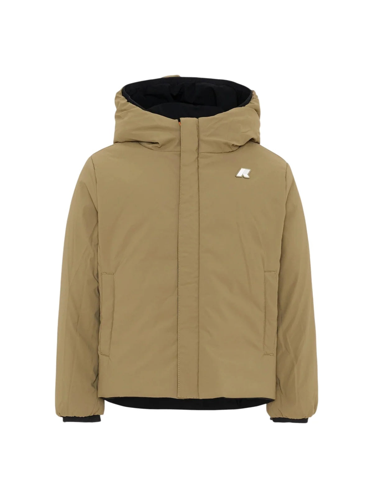 K-WAY Giubbino K-Way bambino K71337W DBZ 4 6 8A Jack St Warm Double Nero Verde K71337W DBZ468Y