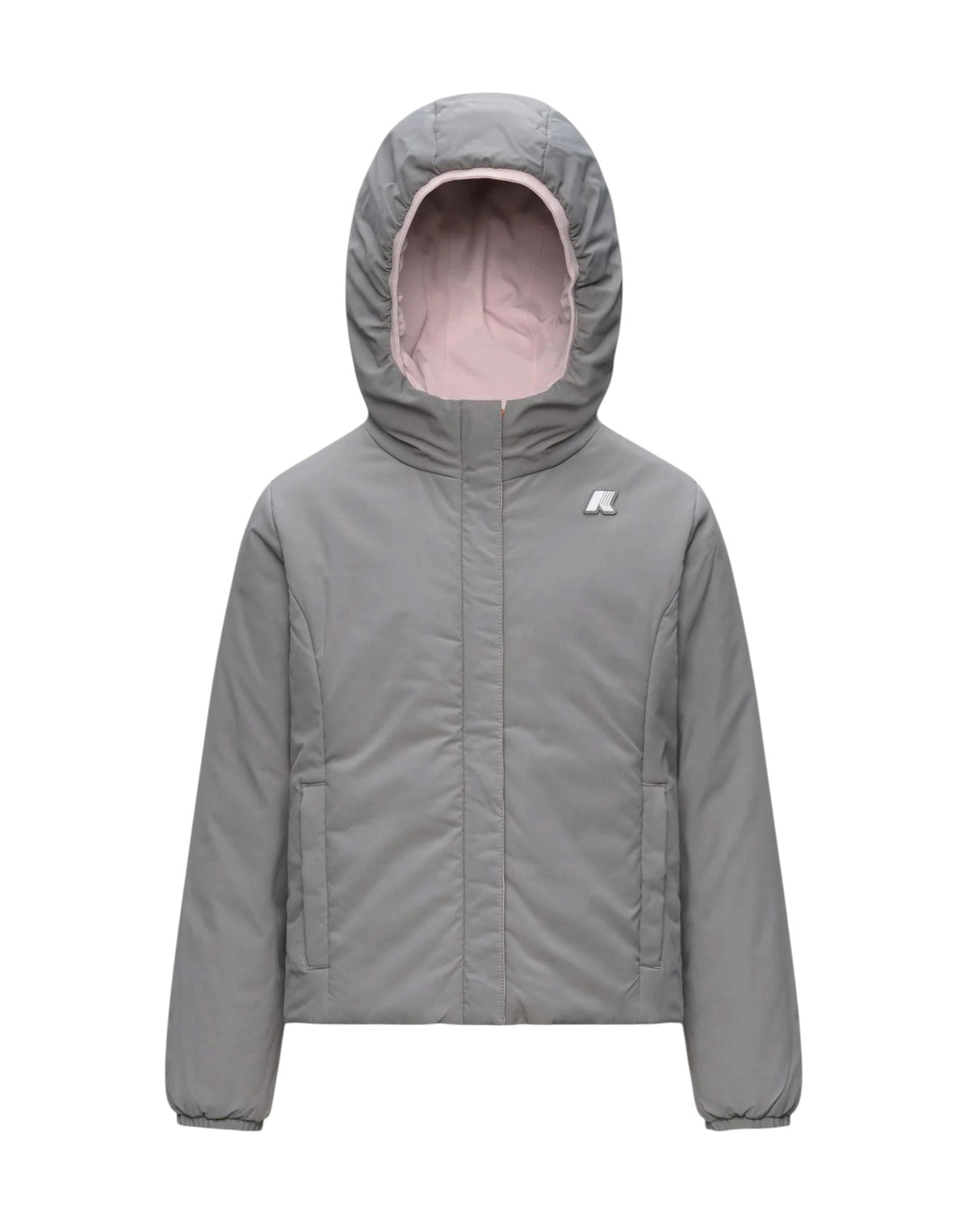 K-WAY Giubbino K-Way bambina K71339W DA4 16 Lily St Warm Doubl Rosa Ghiaccio K71339W DA416