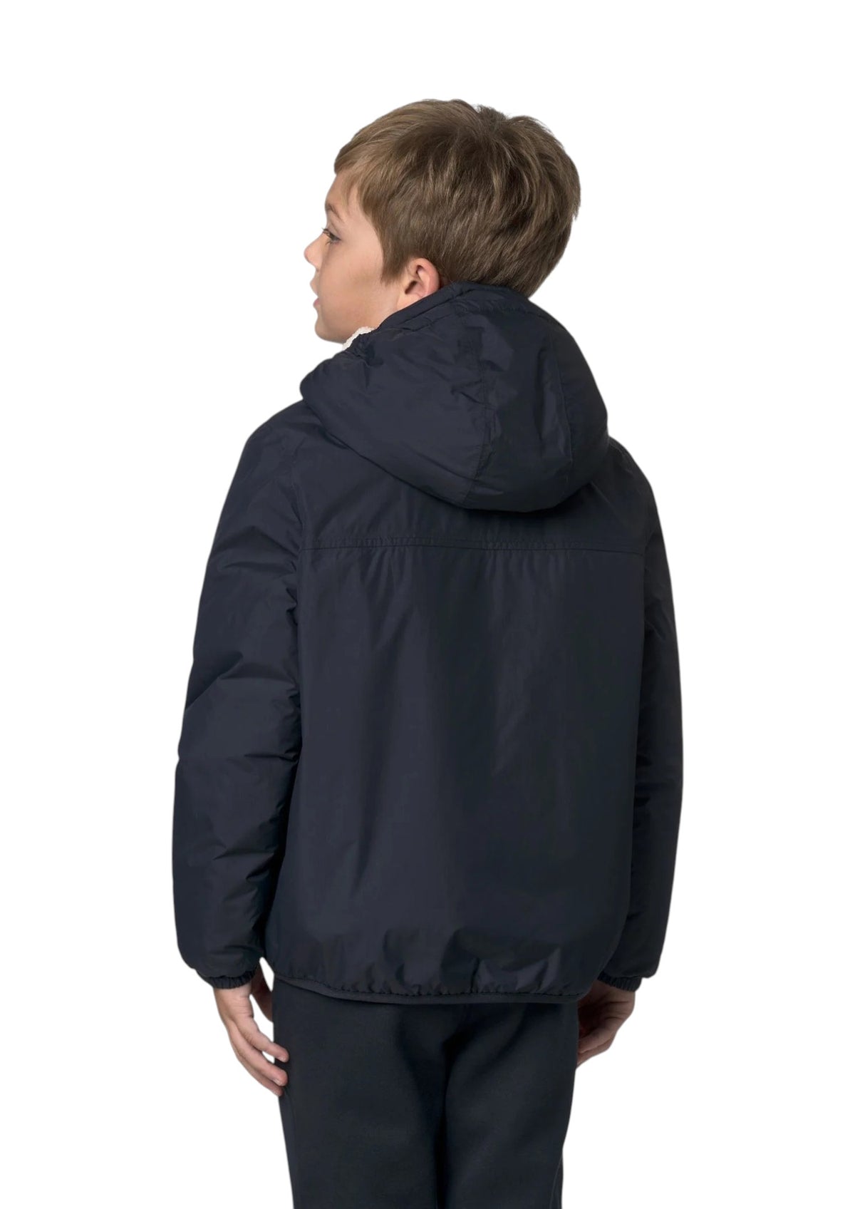 K-WAY Giubbino K-Way bambino K7142TW K89 Le Vrai 4.0 Claude Orsetto Blu K7142TW K89