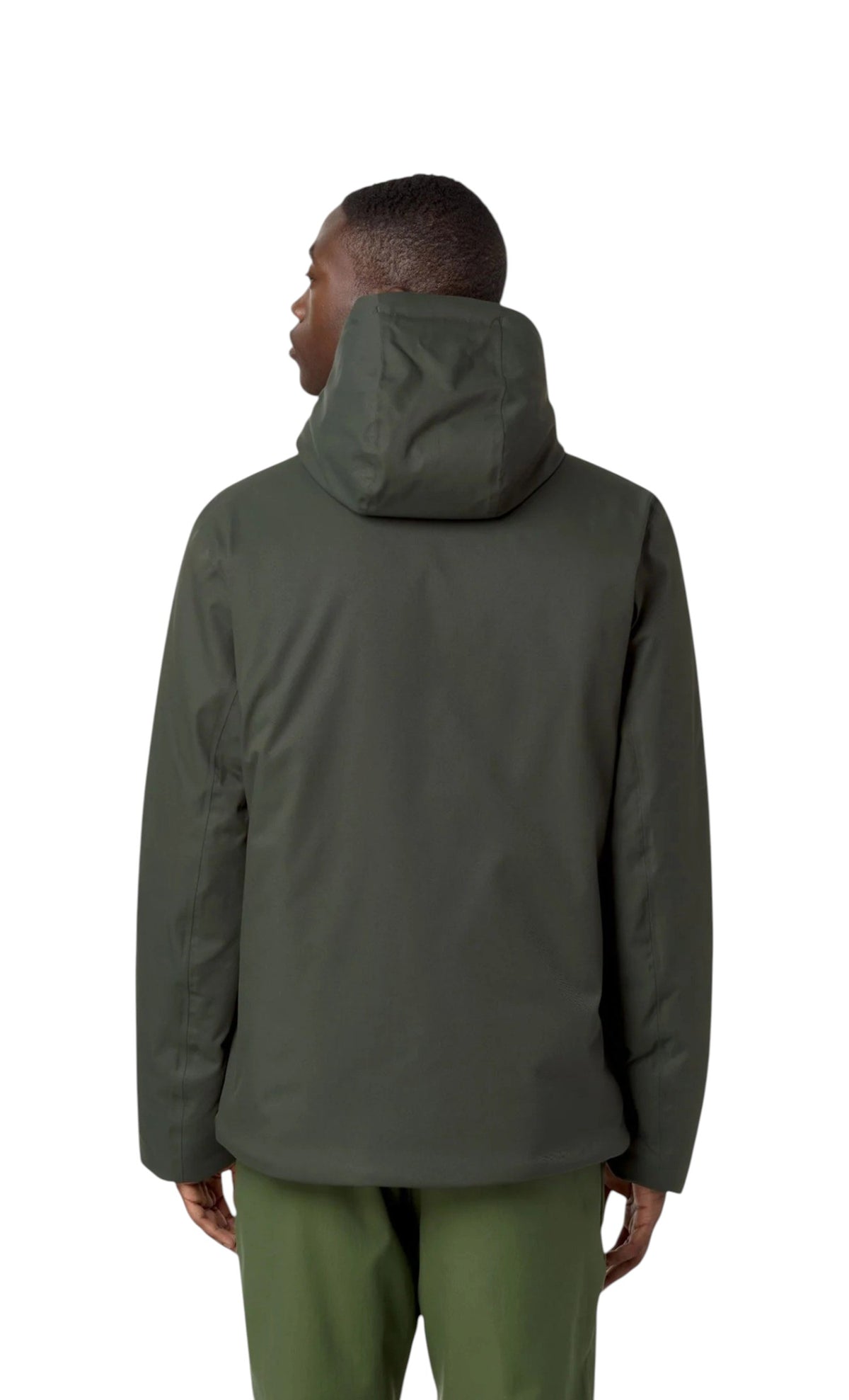 K-WAY Giubbino K-Way uomo K8133DW AL7 Jacko Twill Marmotta Verde Blu K8133DW AL7
