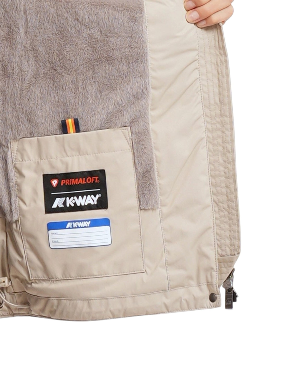 K-WAY Giubbino K-Way donna K81449W DDB Lil Twill Soft Beaver Beige K81449W DDB