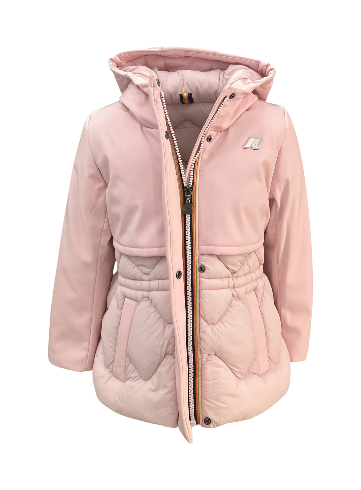 K-WAY Giubbino K-Way bambina K81528W W4U 8A Marlesse Hybrid Warm Shell Rosa K81528W8A W4U8A