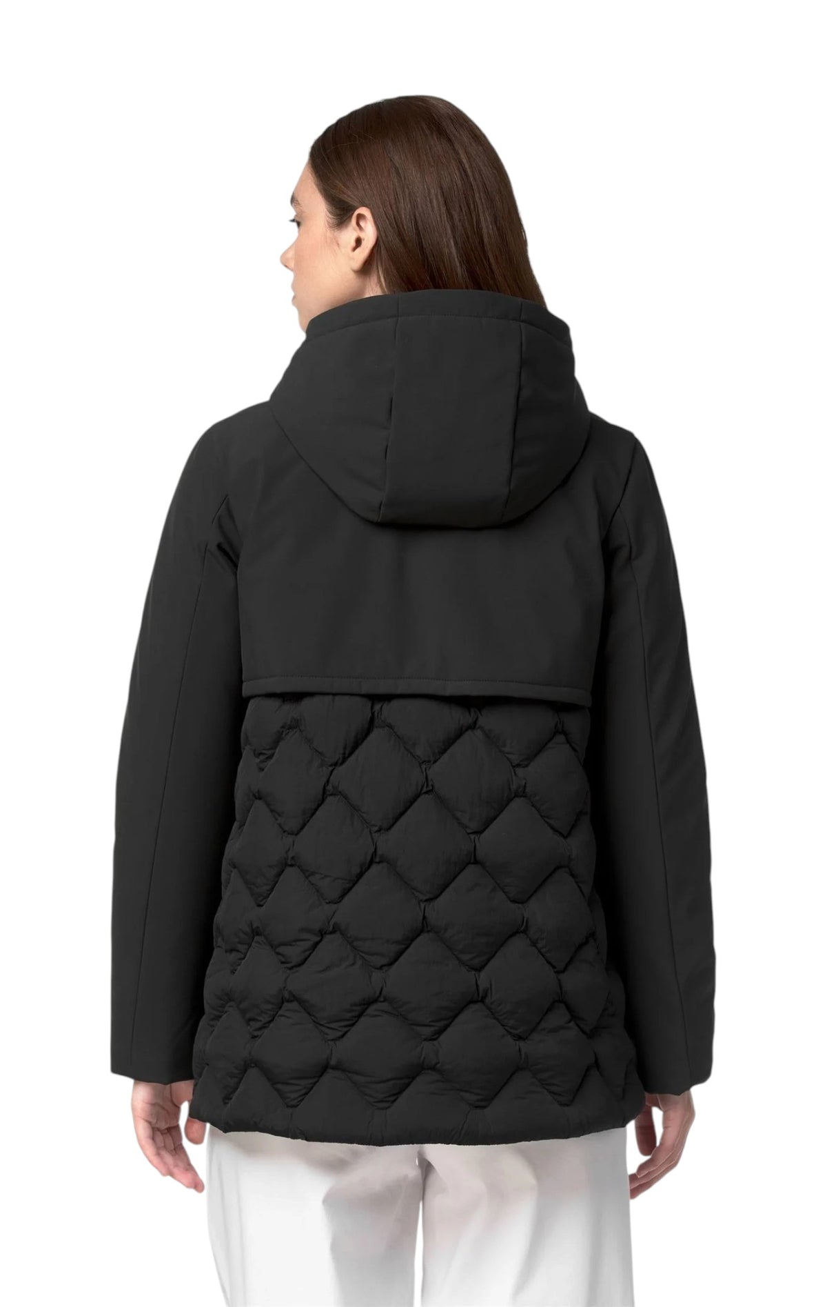 K-WAY Giubbino K-Way donna K8161DW USY Siphane Hybrid Warm Shell Nero K8161DW USY