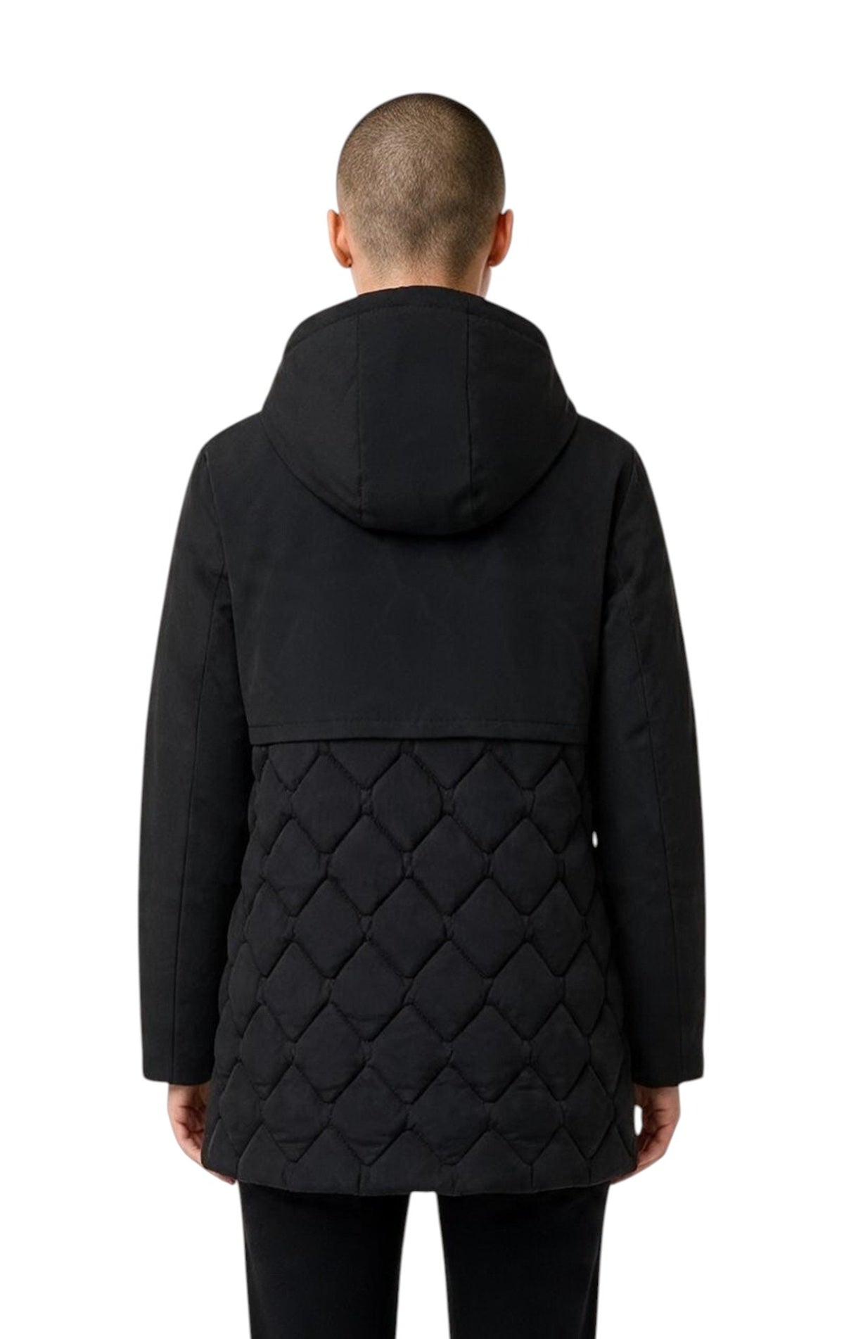 K-WAY Giubbino K-Way donna K8161DW USY Siphane Hybrid Warm Shell Nero K8161EW USY