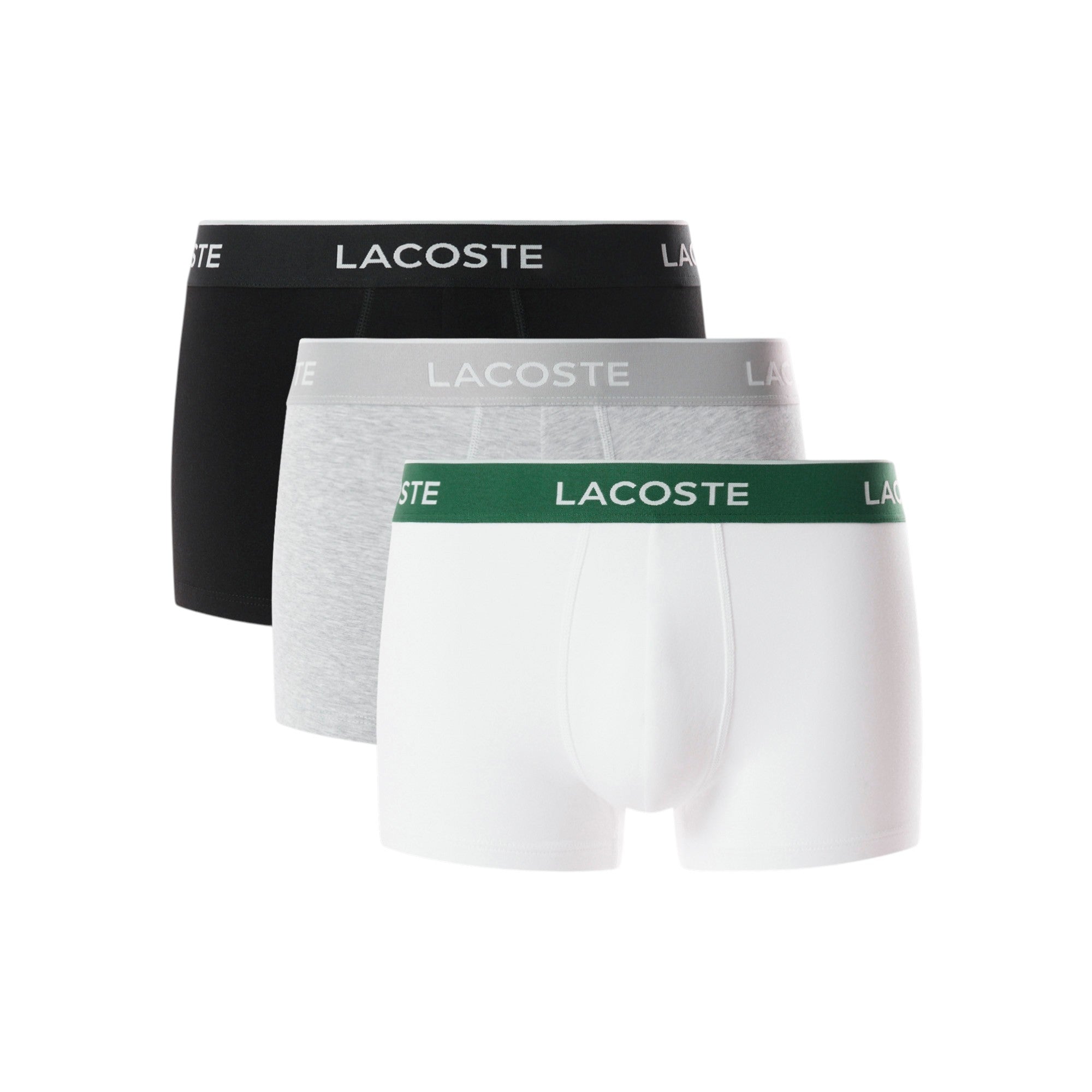 LACOSTE Confezione da 3 Boxer LACOSTE uomo 5H1300 NUA Nero Bianco Grigio 5H1300 NUA
