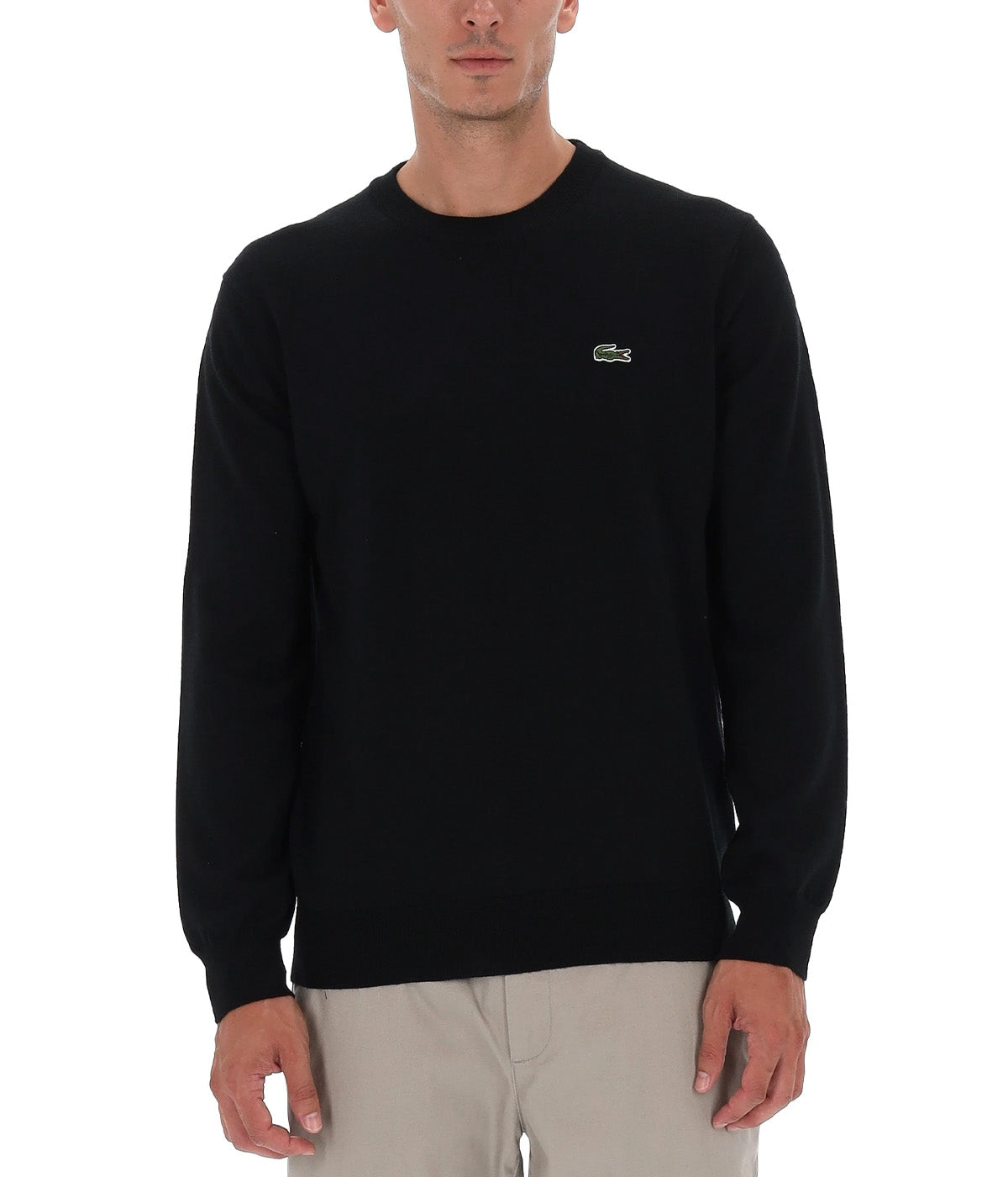 LACOSTE Maglia LACOSTE uomo AH3225 Nera AH3225 031