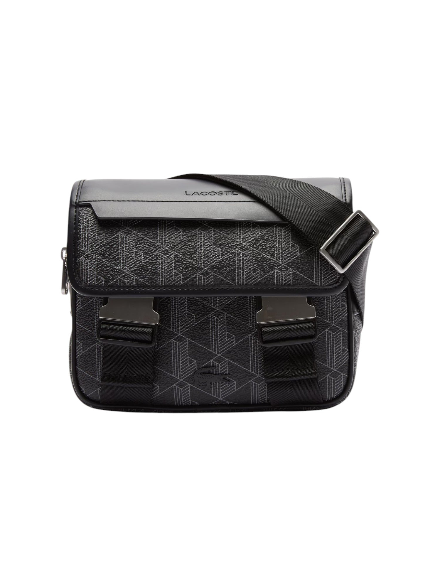 LACOSTE Borsa a tracolla LACOSTE uomo NH3787H45 The Blend Monogram Nero NH3787 H45