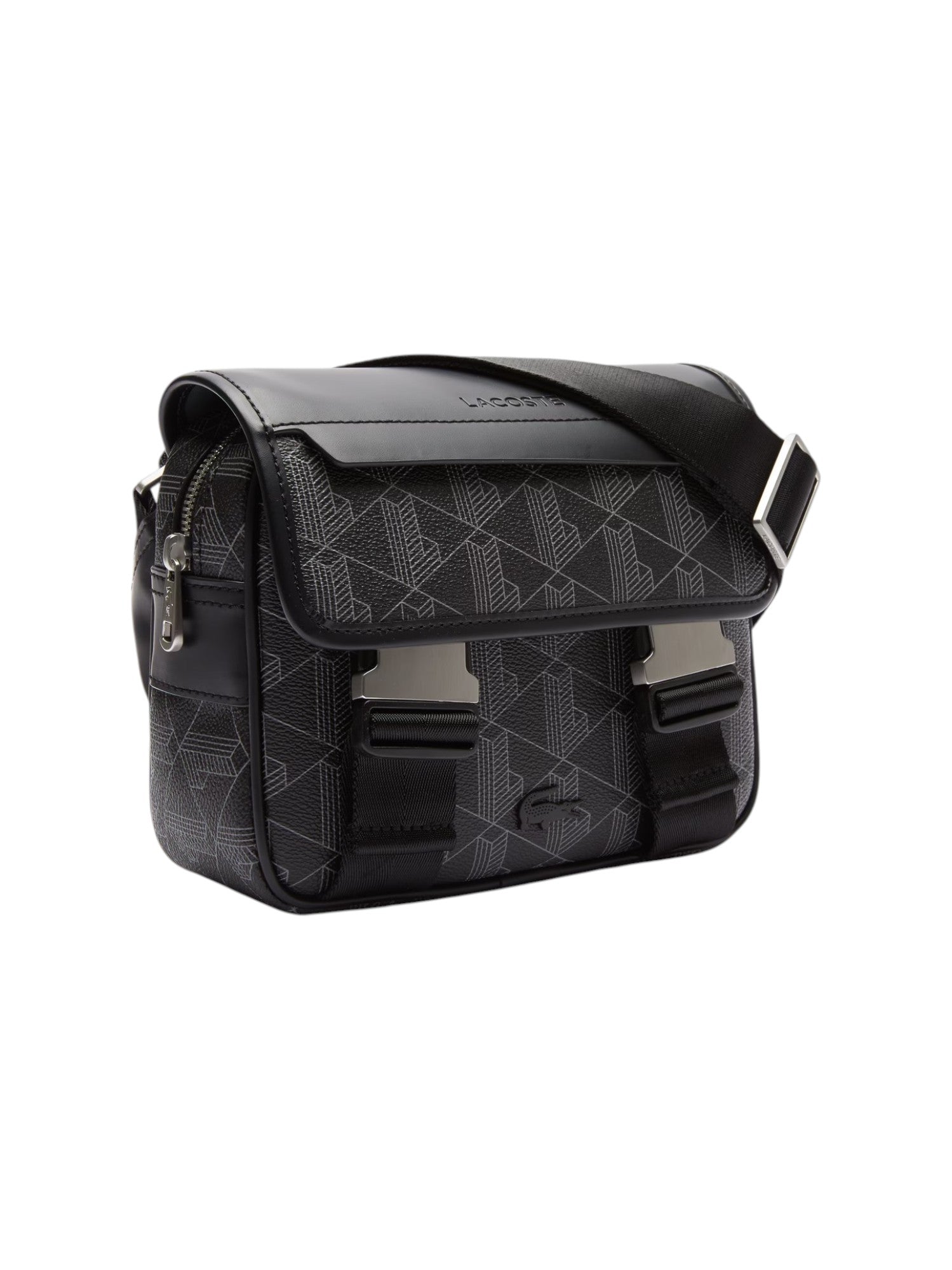 LACOSTE Borsa a tracolla LACOSTE uomo NH3787H45 The Blend Monogram Nero NH3787 H45