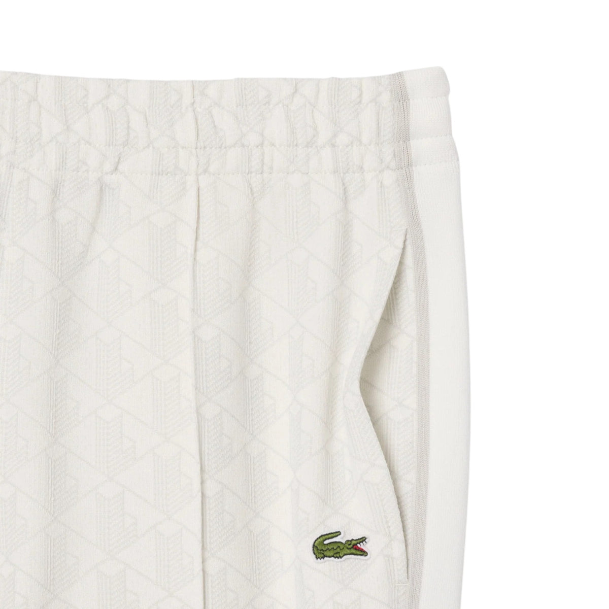 LACOSTE Pantaloni LACOSTE uomo Paris Monogram XH1440 4IW Bianco Grigio XH1440 4IW