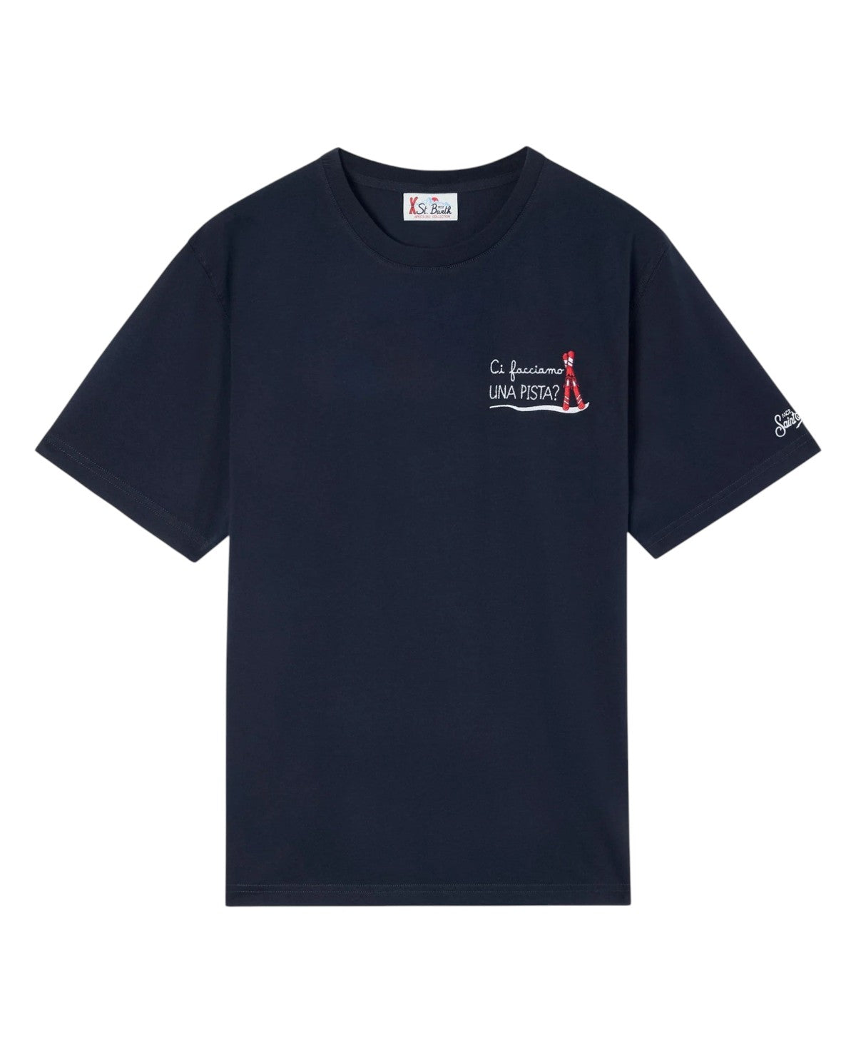 MC2 SAINT BARTH T-shirt MC2 Saint Barth uomo ARN0001 03574M 61 Arnott Ci Facciamo Una Pista Blu Navy ARN000103574M 61