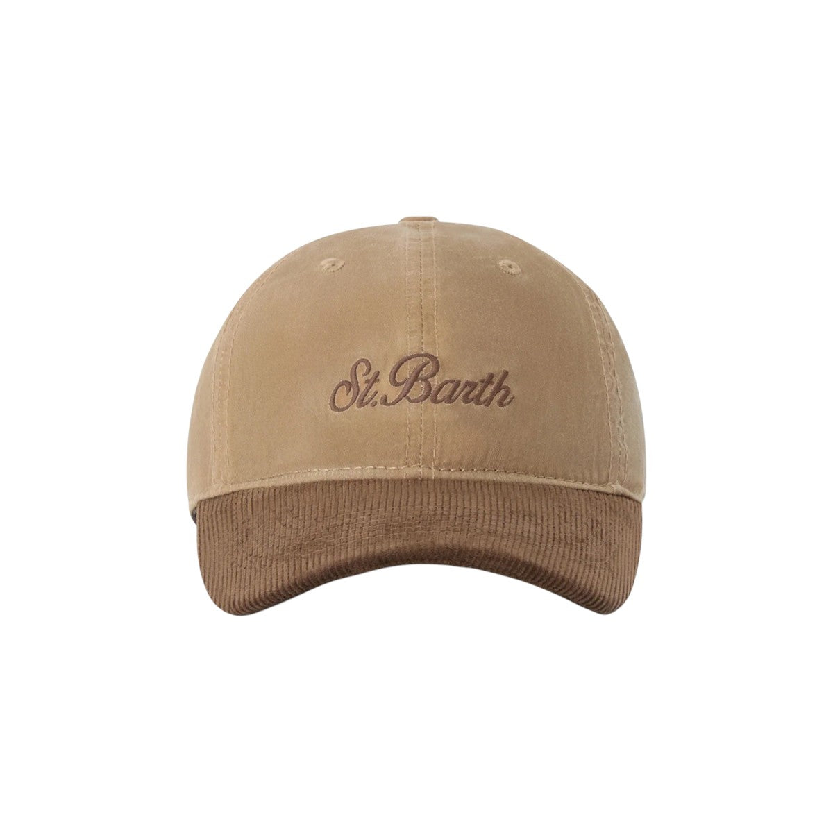 MC2 SAINT BARTH Cappello MC2 Saint Barth uomo BASB0024 00550M 1318 Baseball Wax Corduroy Marrone Fango BASB002400550M 1318
