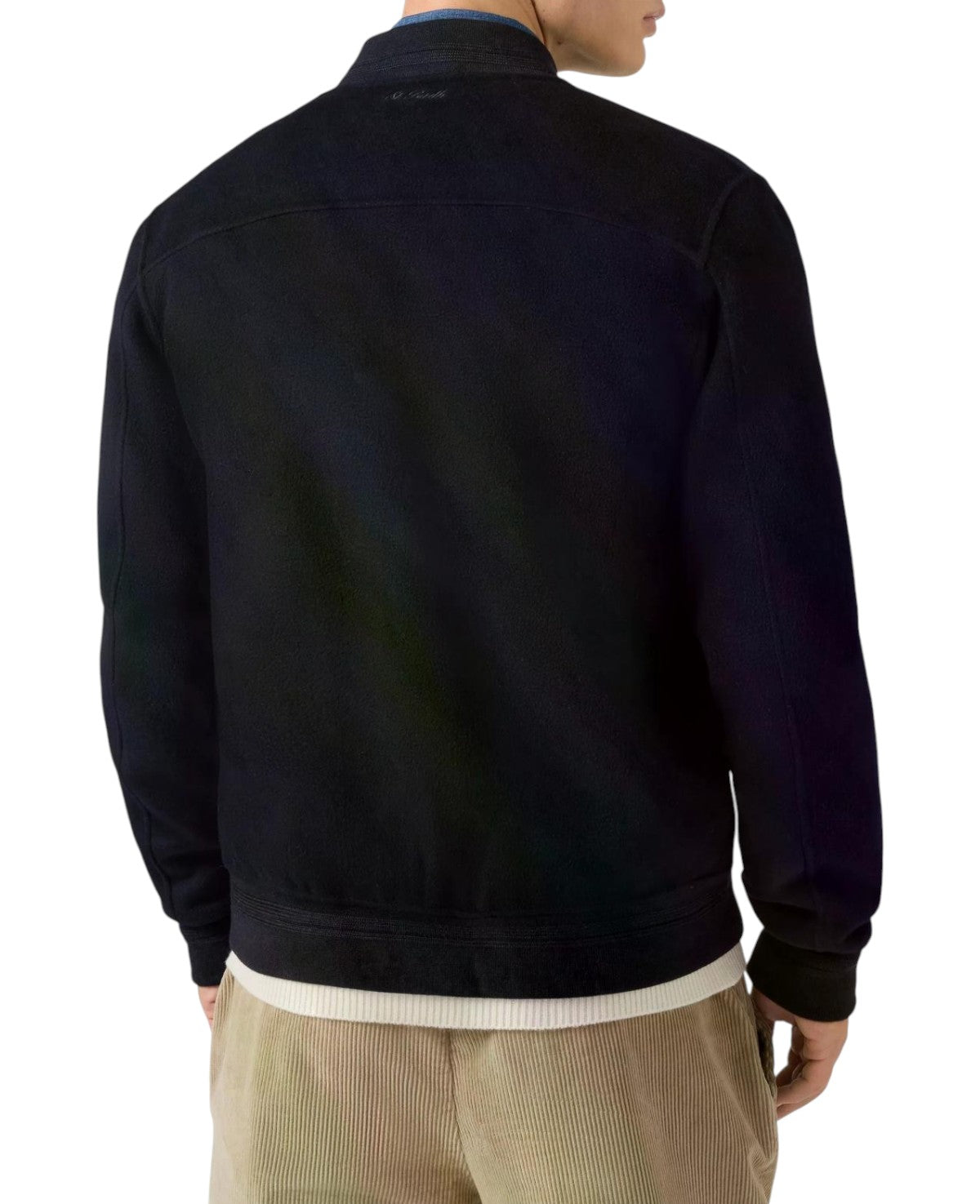 MC2 SAINT BARTH Giacca bomber MC2 Saint Barth uomo CMD001 00029M 61 Camden Wool Blu Navy CMD00100029M 61