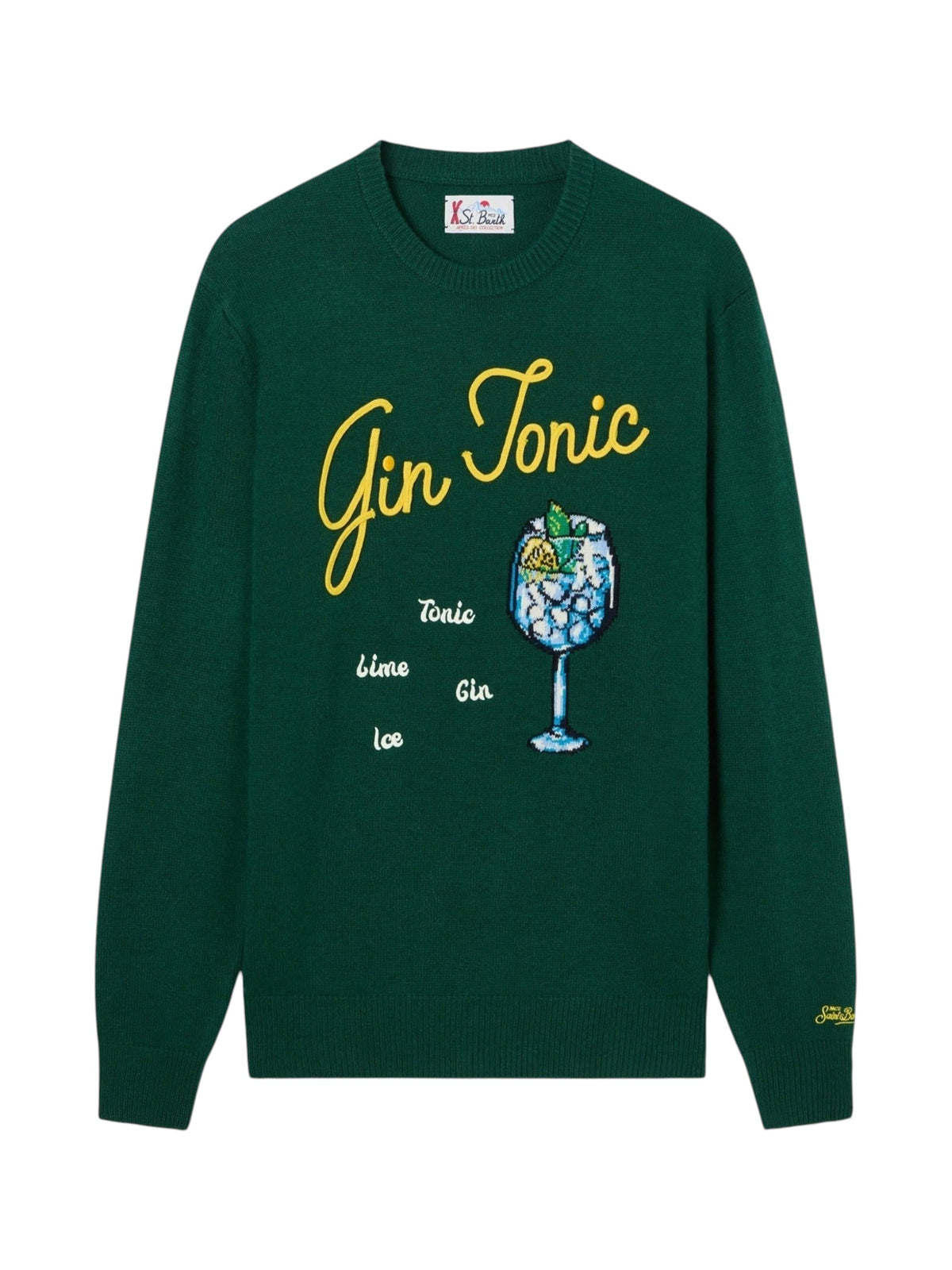 MC2 SAINT BARTH Maglia MC2 Saint Barth uomo HER0001 03043M 51 Heron Gin Tonic Verde Bosco HER000103043M 51