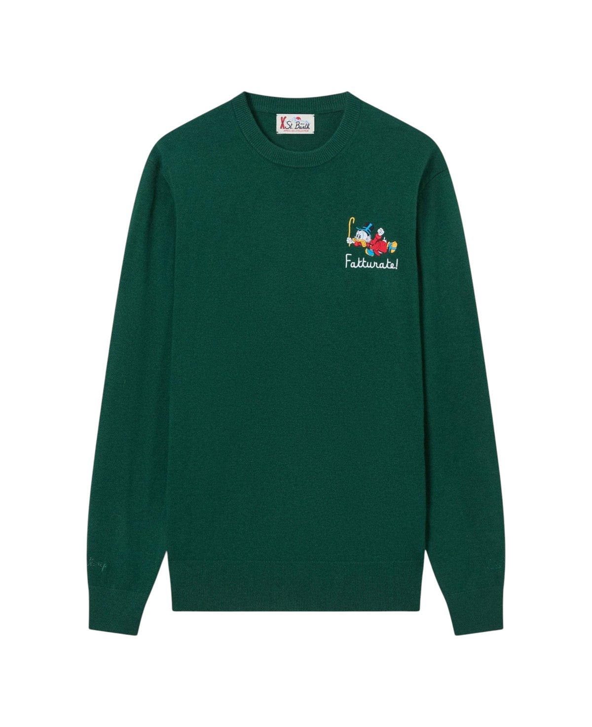 MC2 SAINT BARTH Maglia MC2 Saint Barth uomo HER0024 03381M 51 Heron Light Zio Paperone Fatturate Special Edition Verde HER002403381M 51