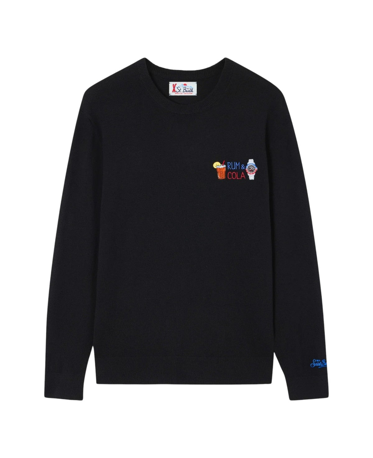 MC2 SAINT BARTH Maglia MC2 Saint Barth uomo HER0024 03616M 00 Heron Light Rum & Cola Nero HER002403616M 00