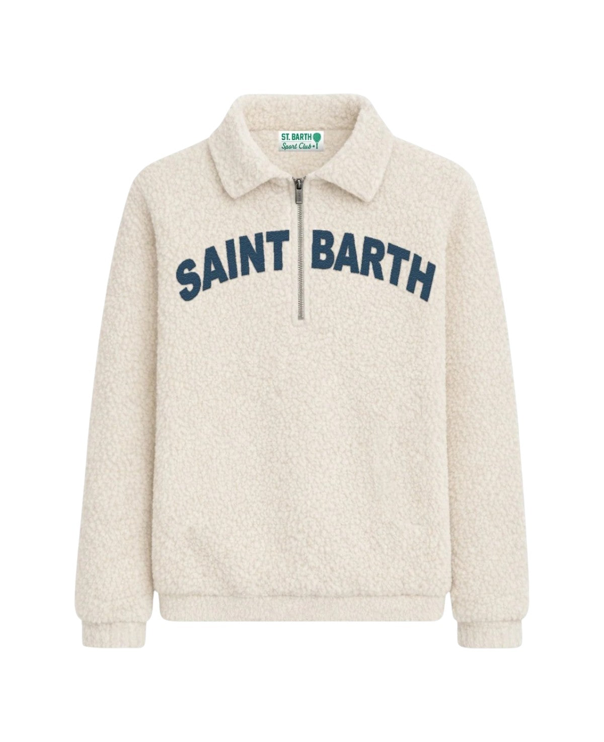 MC2 SAINT BARTH Polo MC2 Saint Barth uomo KEY0011 03140M 10 Keystone Fleece Teddy Avorio KEY001103140M 10