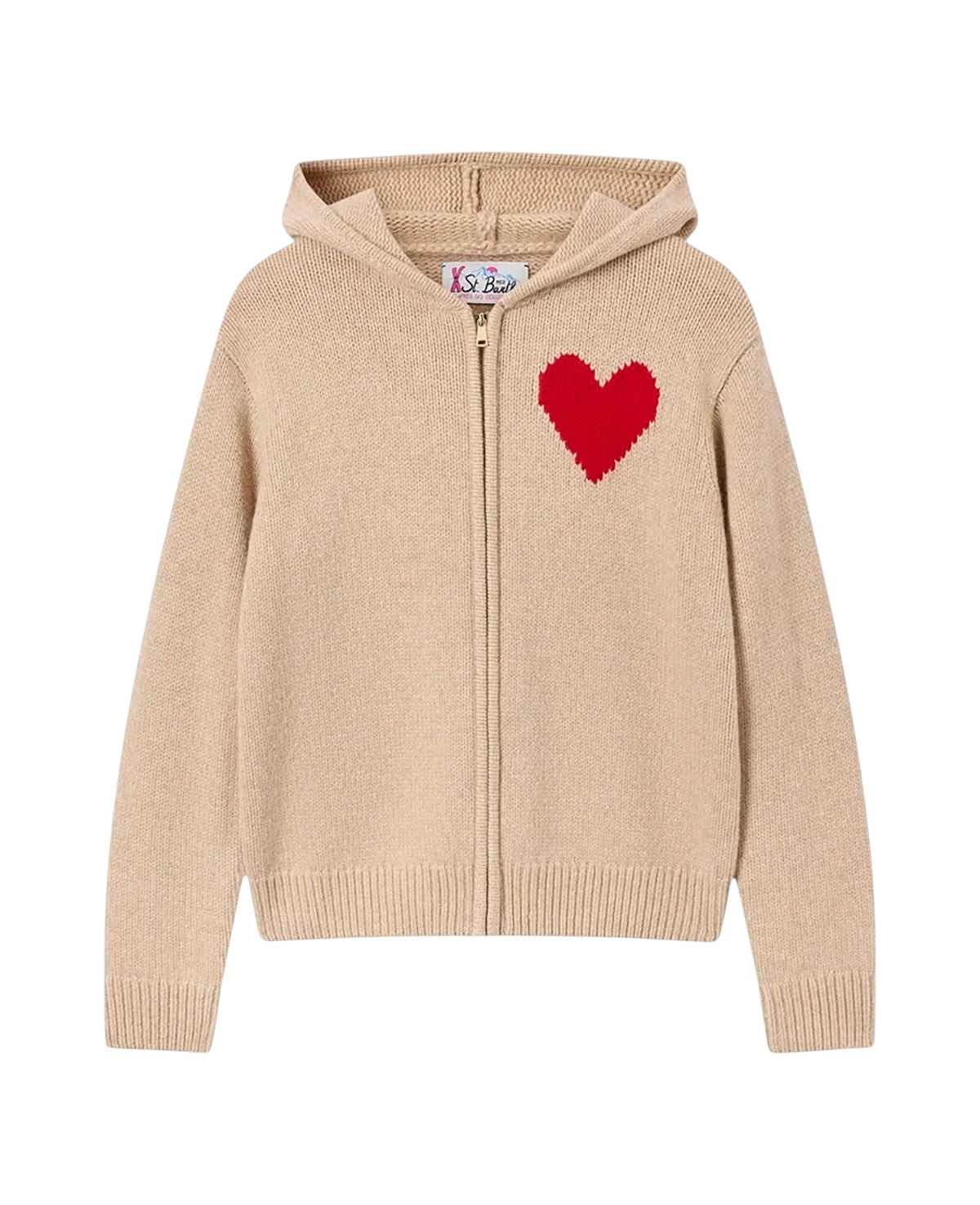 MC2 SAINT BARTH Maglia MC2 Saint Barth donna KYLA005 00251M 1141 Kyla Hoodie Cuore Beige KYLA00500251M 1141