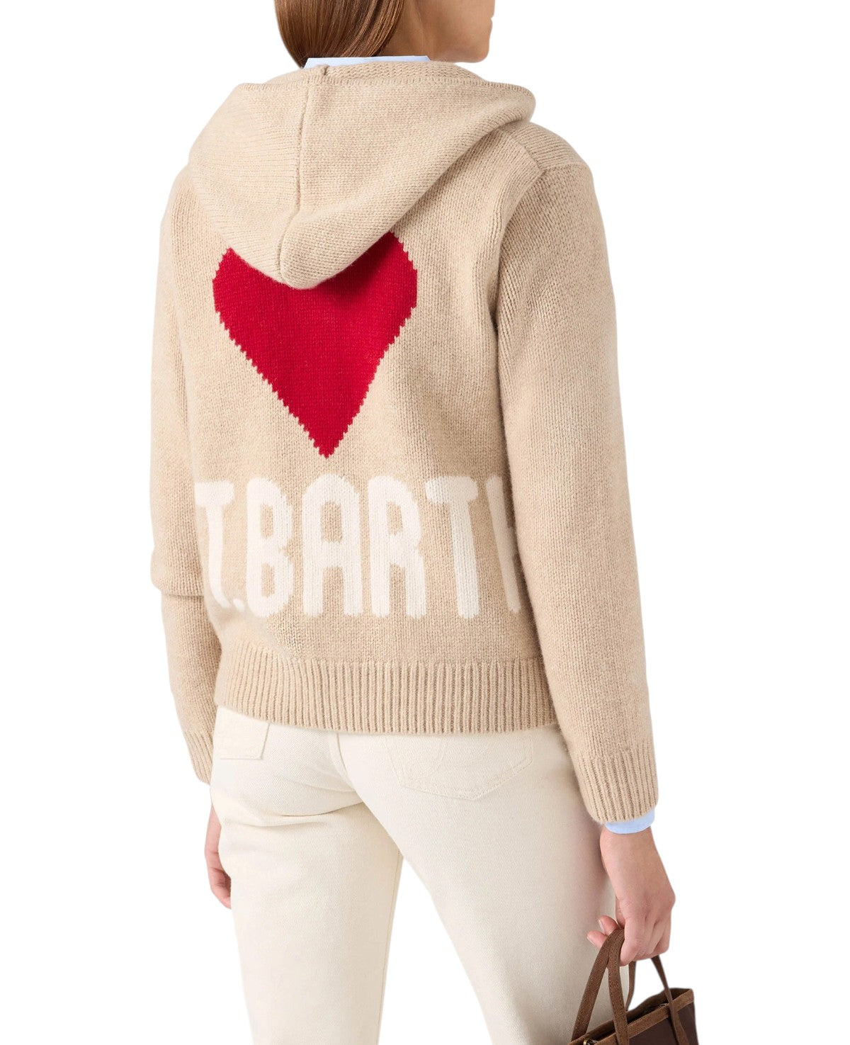 MC2 SAINT BARTH Maglia MC2 Saint Barth donna KYLA005 00251M 1141 Kyla Hoodie Cuore Beige KYLA00500251M 1141