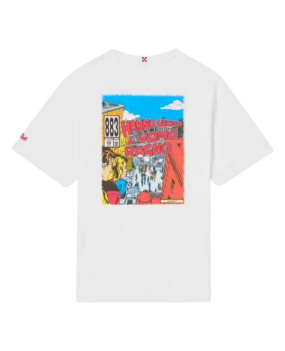 MC2 SAINT BARTH T-shirt MC2 Saint Barth uomo PRL0002 10016L 01N Portland 883 Uomo Ragno Cover Bianco PRL000210016L 01N